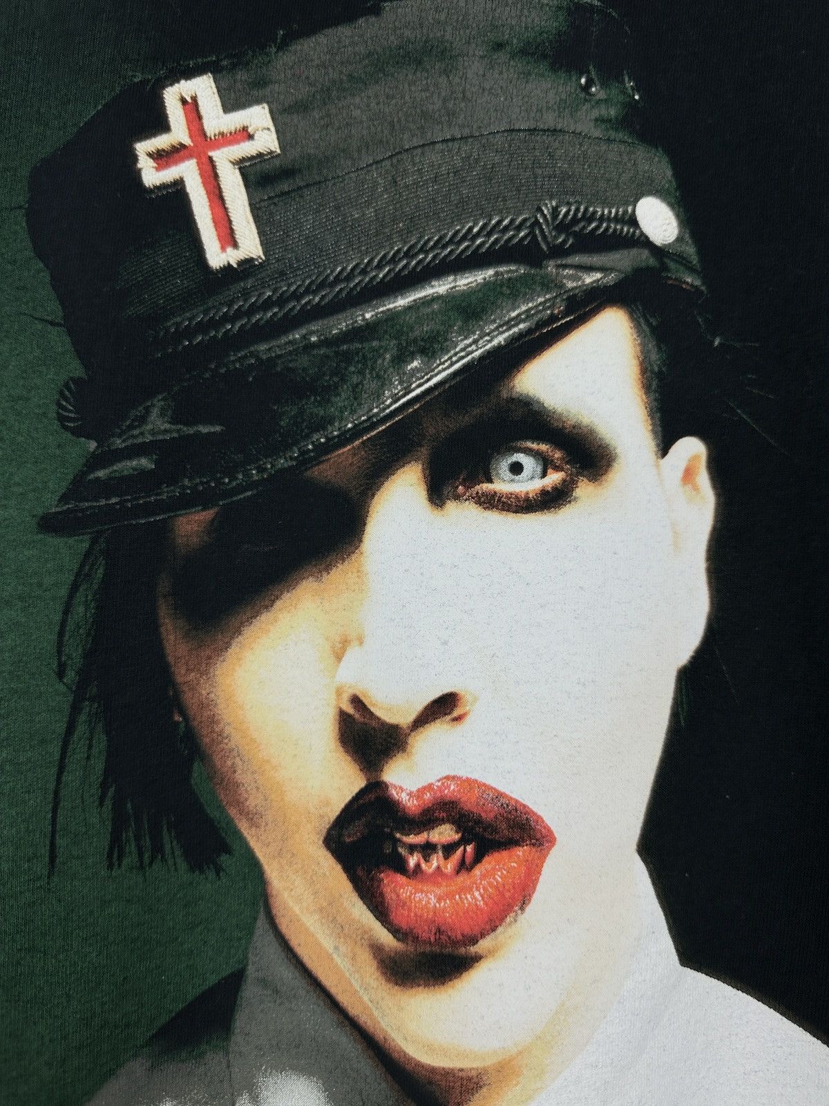 Band Tees Vintage Marilyn Manson Grotesque Graphic Rock T Shirt Tee Size US L / EU 52-54 / 3 - 5 Thumbnail