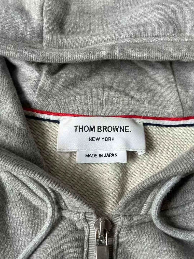 Thom Browne Thom Browne Gray knit jacket Size US XXL / EU 58 / 5 - 3 Thumbnail