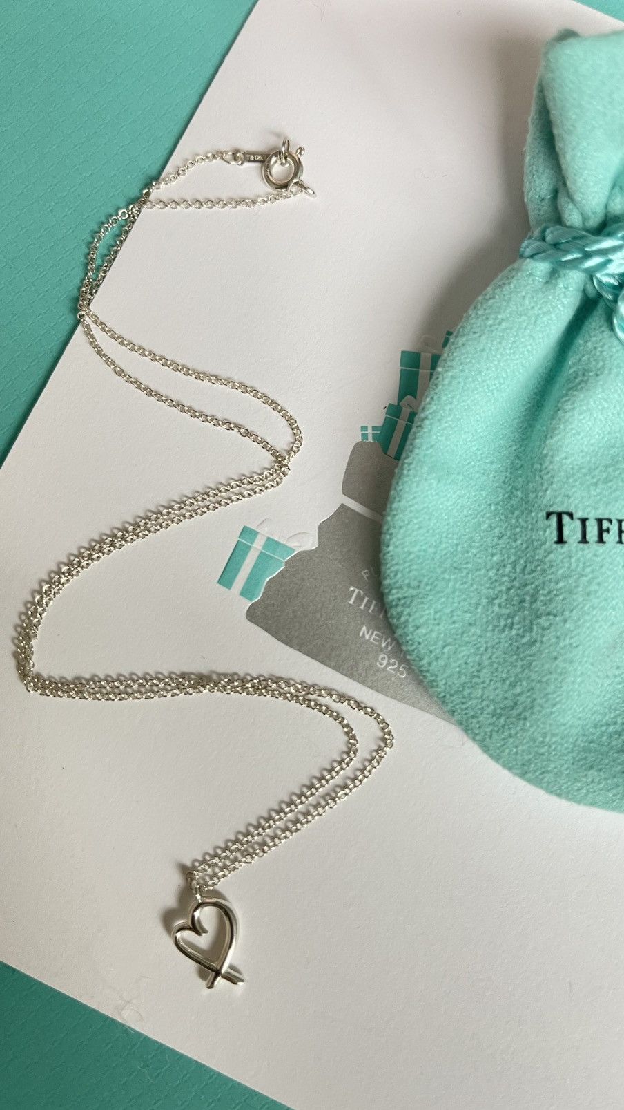 Tiffany & Co. Tiffany & Co Paloma Picasso Heart Pendant Mini 16” NEW $310 Size ONE SIZE - 13 Thumbnail