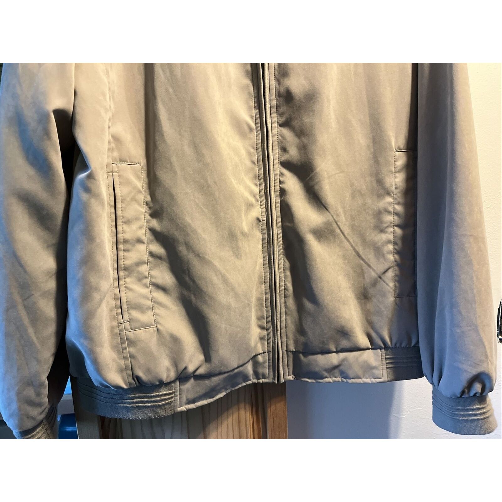 Other Lawrence Men’s 54 Cream Beige Poly Nylon windbreaker Jacket Size US XL / EU 56 / 4 - 16 Thumbnail