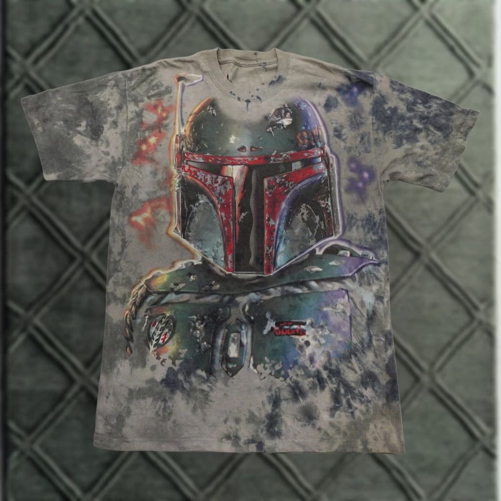 Disney Disney Parks Star Wars Boba Fett Tshirt Mens M Size Medium (20X28) Multicolor Tie Dye Graphic Shirt Size US M / EU 48-50 / 2 - 1 Thumbnail