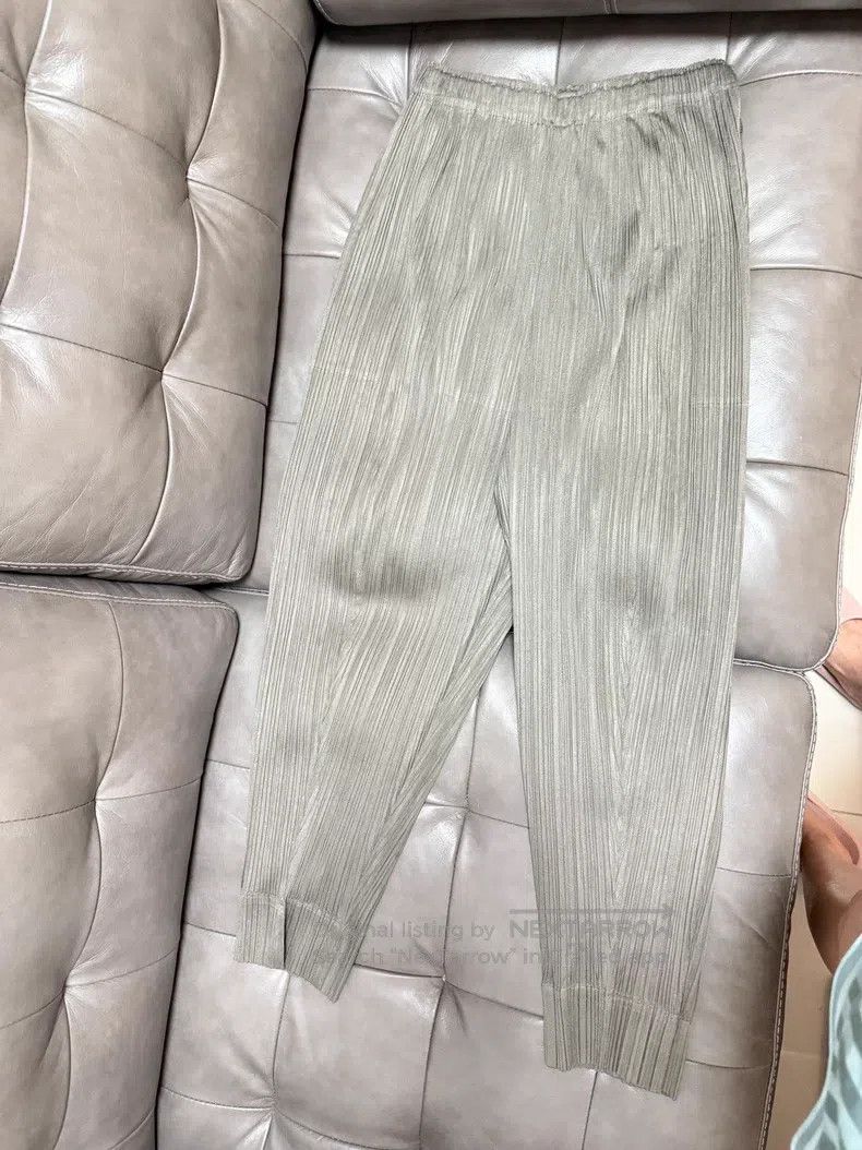 Issey Miyake Issey Miyake size:3 Military Green Cropped Pants Size 31" - 1 Thumbnail
