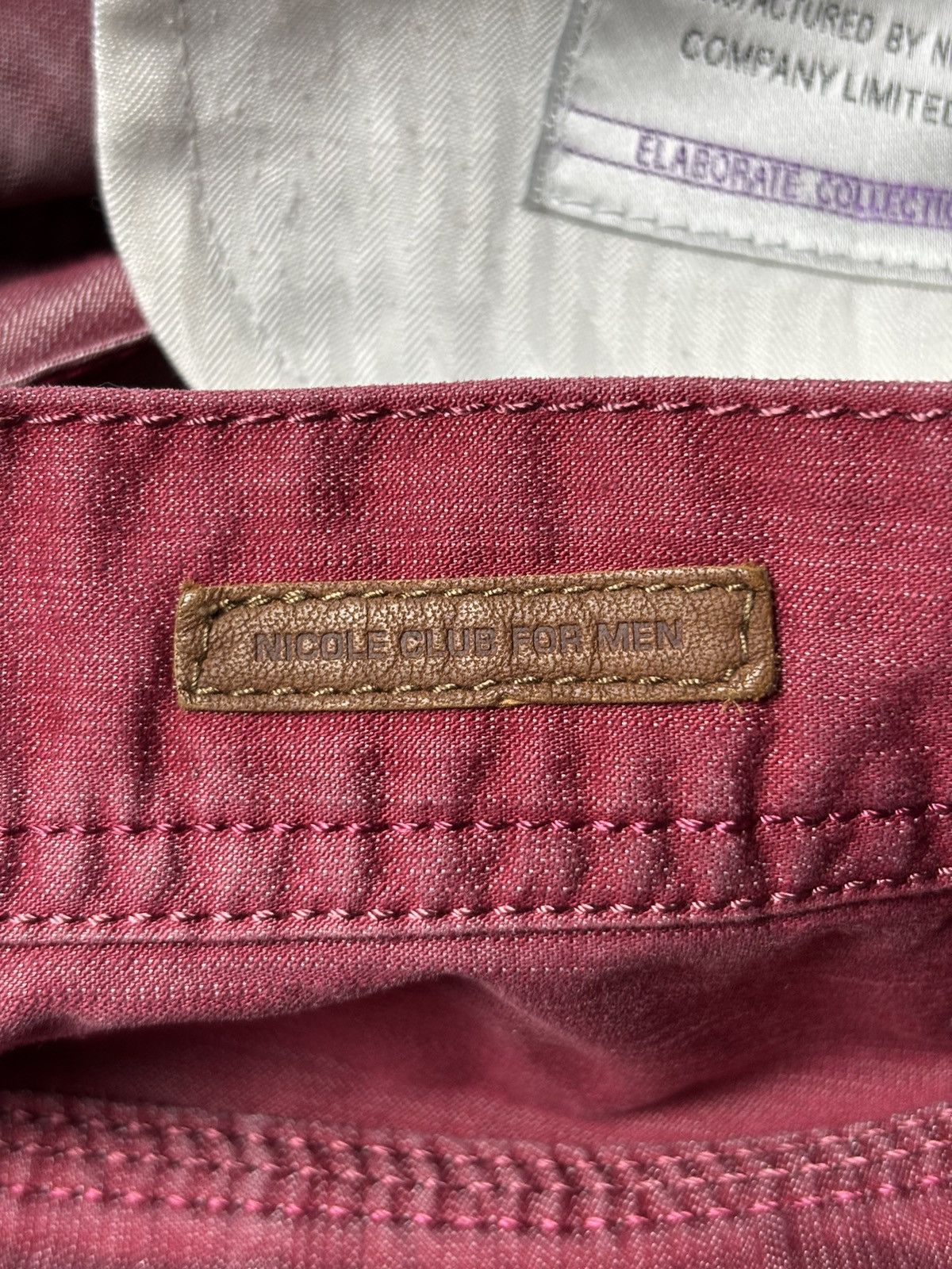 If Six Was Nine × Japanese Brand × Le Grande Bleu (L.G.B.) 2000s Nicole Club For Men Bootcut Pants Size US 31 - 12 Thumbnail