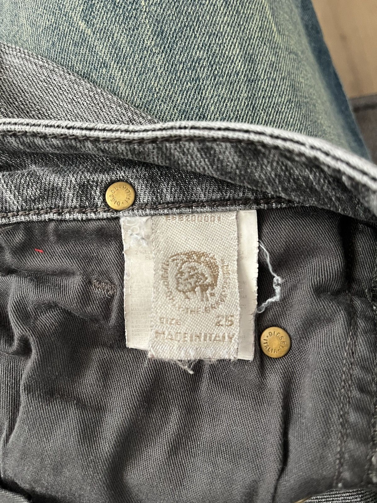 Diesel × Vintage Diesel Clush Low Rise Jeans Size 25" / US 0 / IT 36 - 5 Thumbnail