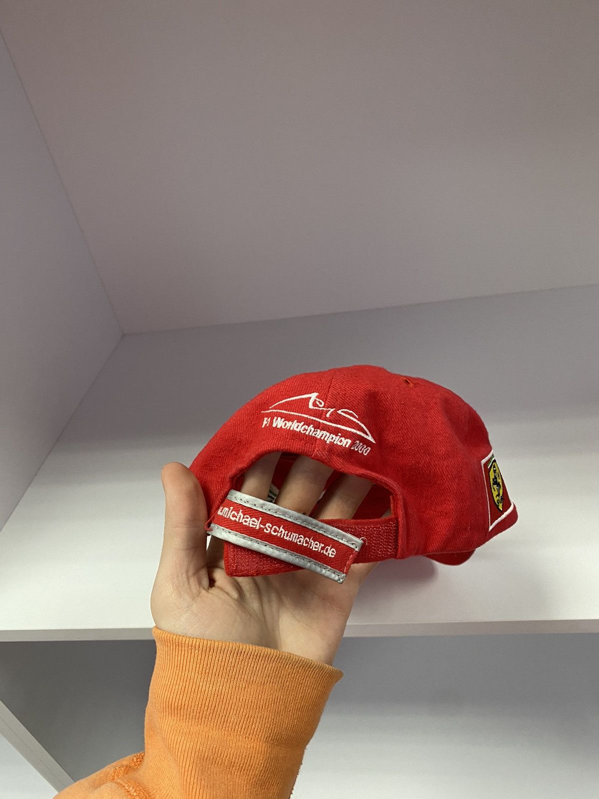 Ferrari × Vintage Vintage Ferrari Racing Cap Size ONE SIZE - 6 Thumbnail