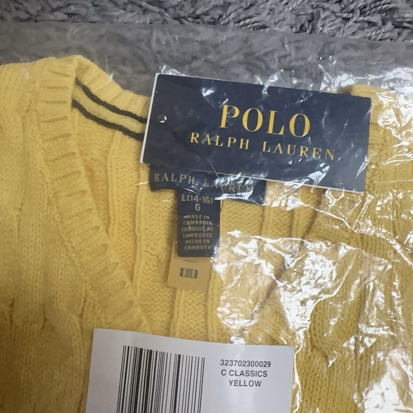 Polo Ralph Lauren New Polo Ralph Lauren Cotton Sweater Vest Big kids 8-20 L Size L / US 10 / IT 46 - 5 Thumbnail