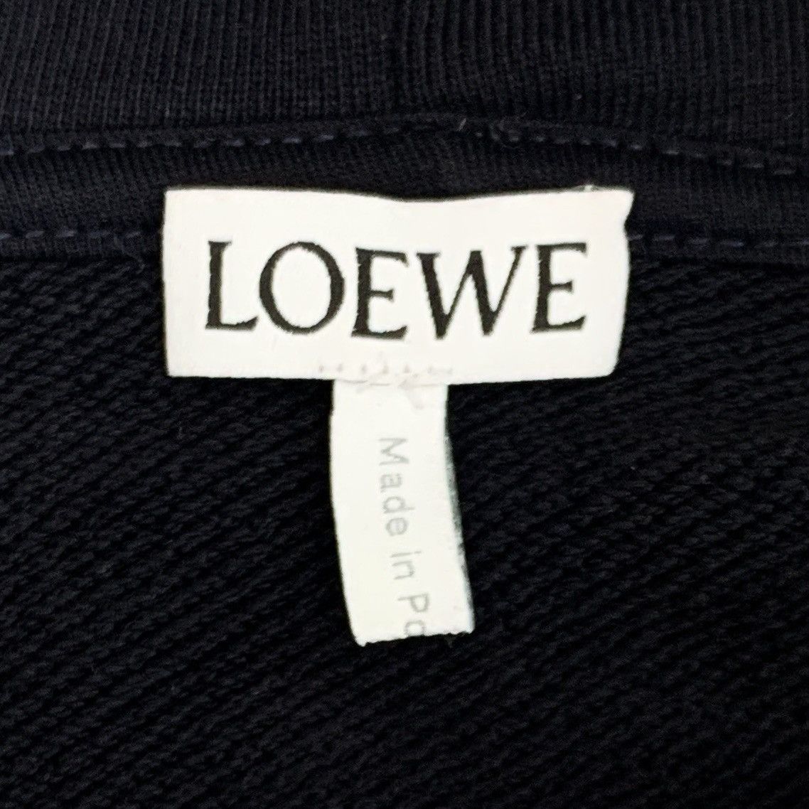 Loewe Loewe Logo Leather Patch Embossed Hooded Sweatshirt K26WX Size US M / EU 48-50 / 2 - 5 Thumbnail