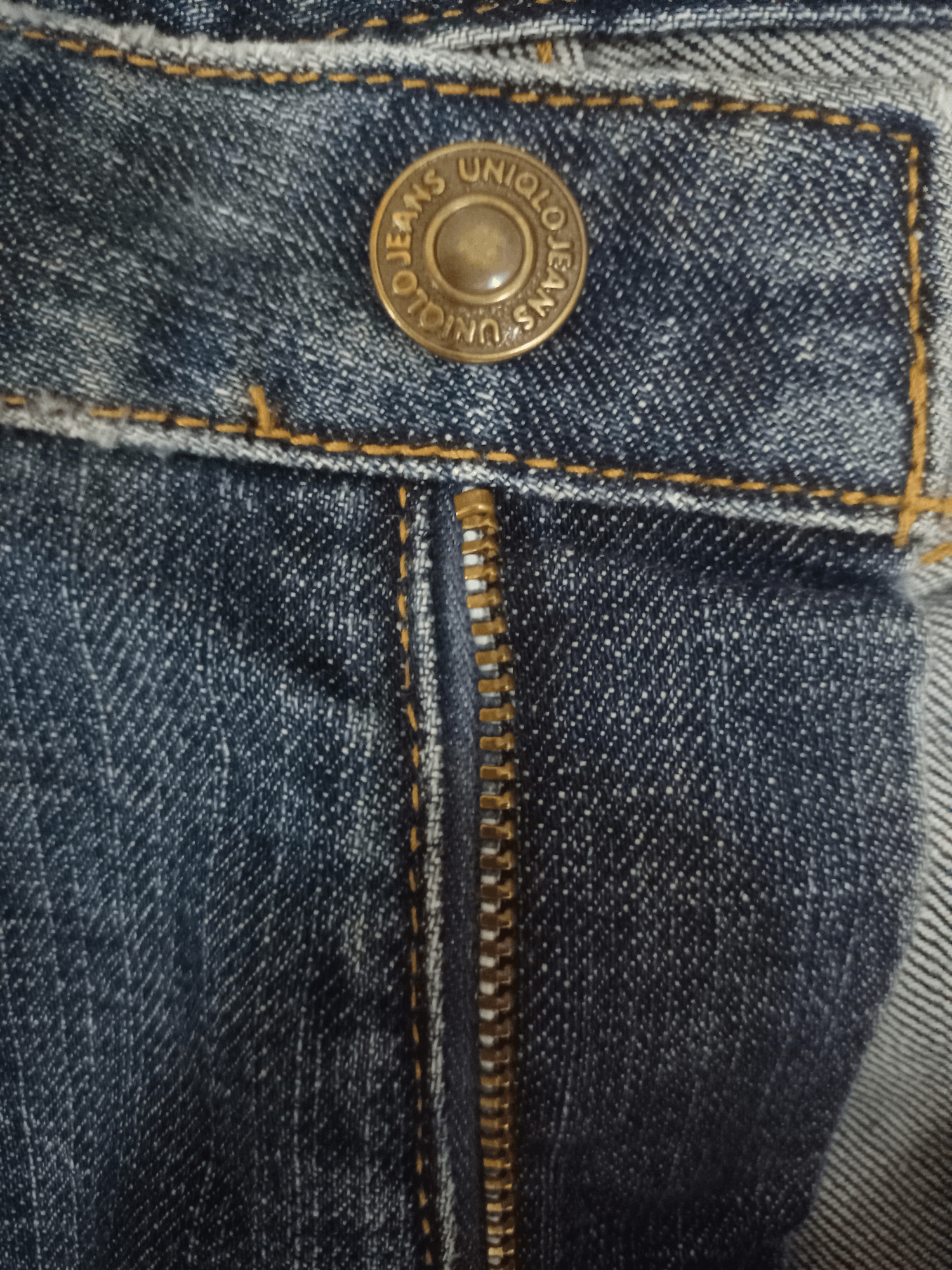 Japanese Brand × Uniqlo Vintage Japanese Uniqlo Blue Wash Distressed Flare Jeans Size US 28 / EU 44 - 3 Thumbnail