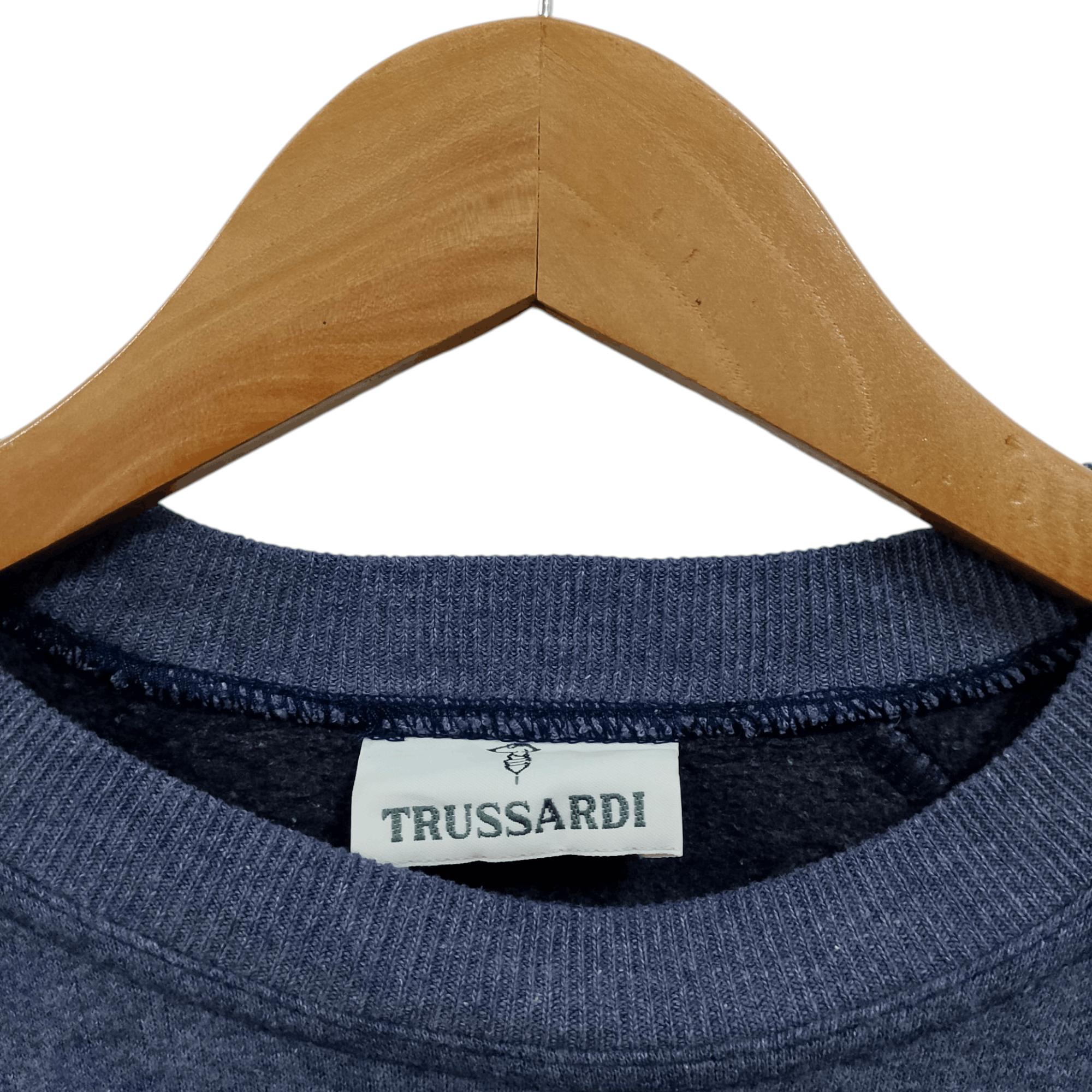 Trussardi Vintage Trussardi Embroidered Logo Sweatshirt Size US XL / EU 56 / 4 - 3 Thumbnail
