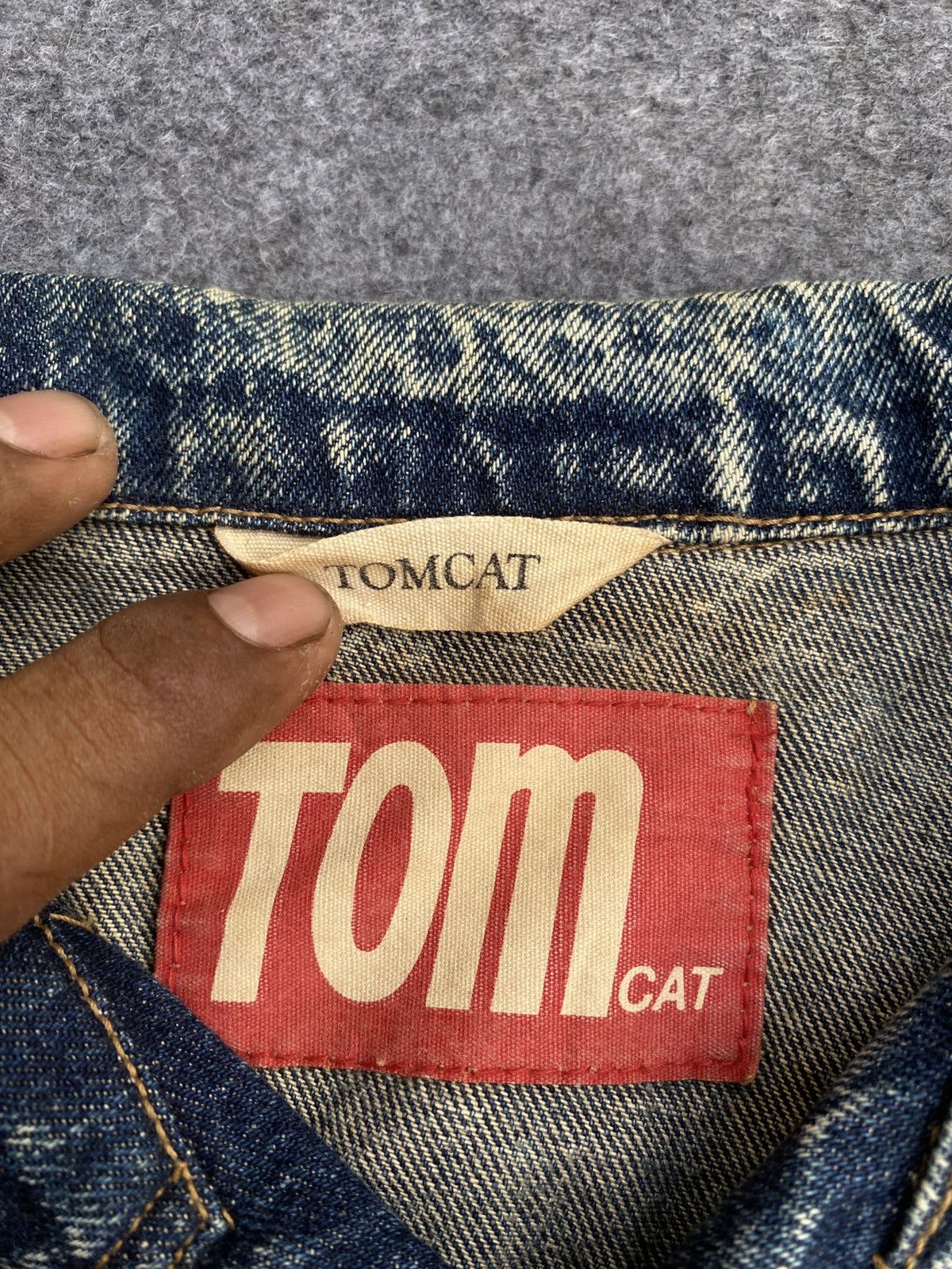 Japanese Brand Vintage tom cat denim jacket Size US M / EU 48-50 / 2 - 5 Thumbnail