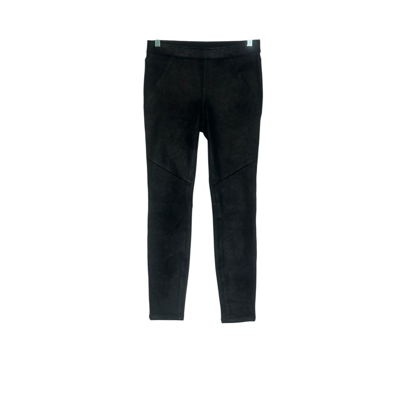 Free People Free People Faux Suede Leather Moto Leggings Pants Size 4 Size 27" / US 4 / IT 40 - 6 Thumbnail