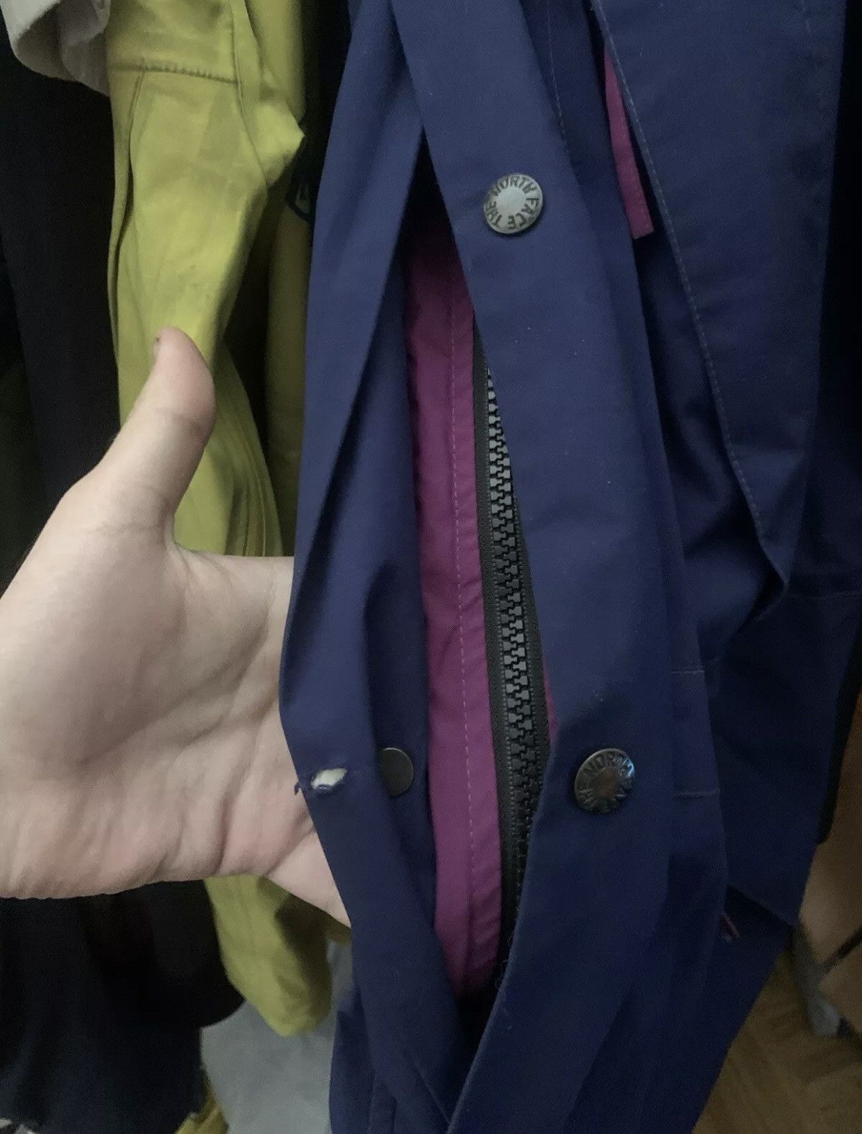 The North Face × Vintage Vintage THE NORTH FACE Stowaway 3 Gore-Tex Jacket Blue Size US XL / EU 56 / 4 - 17 Thumbnail