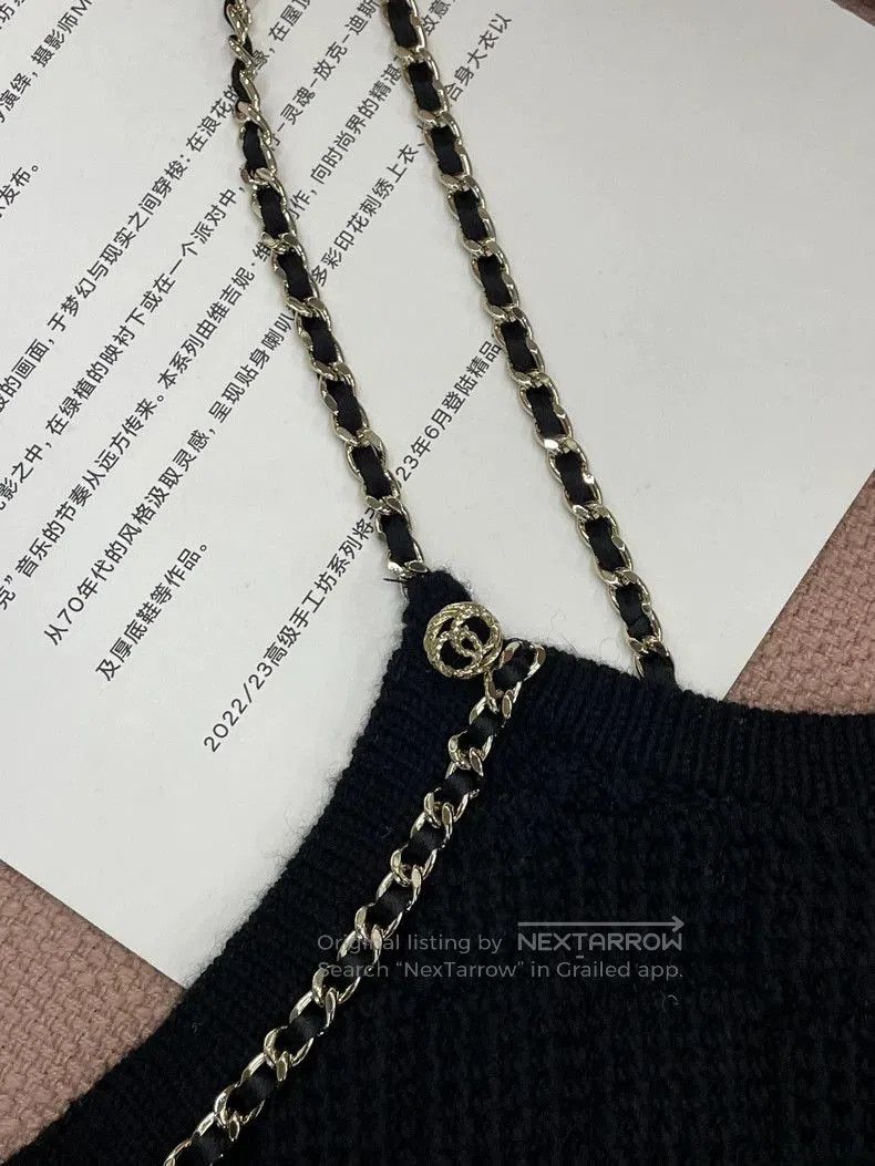 Chanel Chanel Black Sleeveless Chain Dress. Size US S / EU 44-46 / 1 - 2 Thumbnail