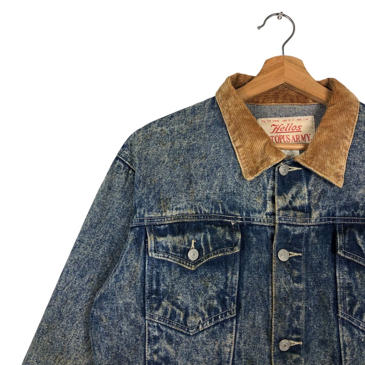 Japanese Brand 🔥90’s Vintage Denim Chore Jacket Octopus Army Issey Miyake Size US M / EU 48-50 / 2 - 6 Thumbnail