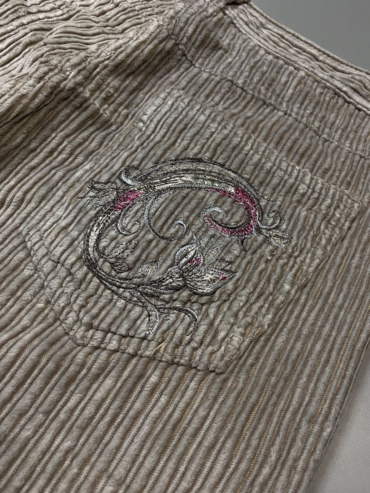 Roberto Cavalli × Vintage Roberto Cavalli Corduroy exclusive pants Size 32" / US 10 / IT 46 - 9 Thumbnail
