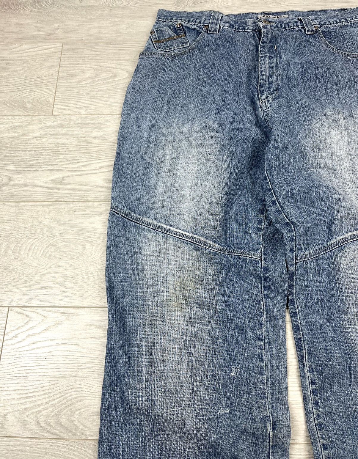 If Six Was Nine × Vintage Just Jeans Vintage Baggy Wide Washed Denim Pants Y2K Size US 36 / EU 52 - 5 Thumbnail