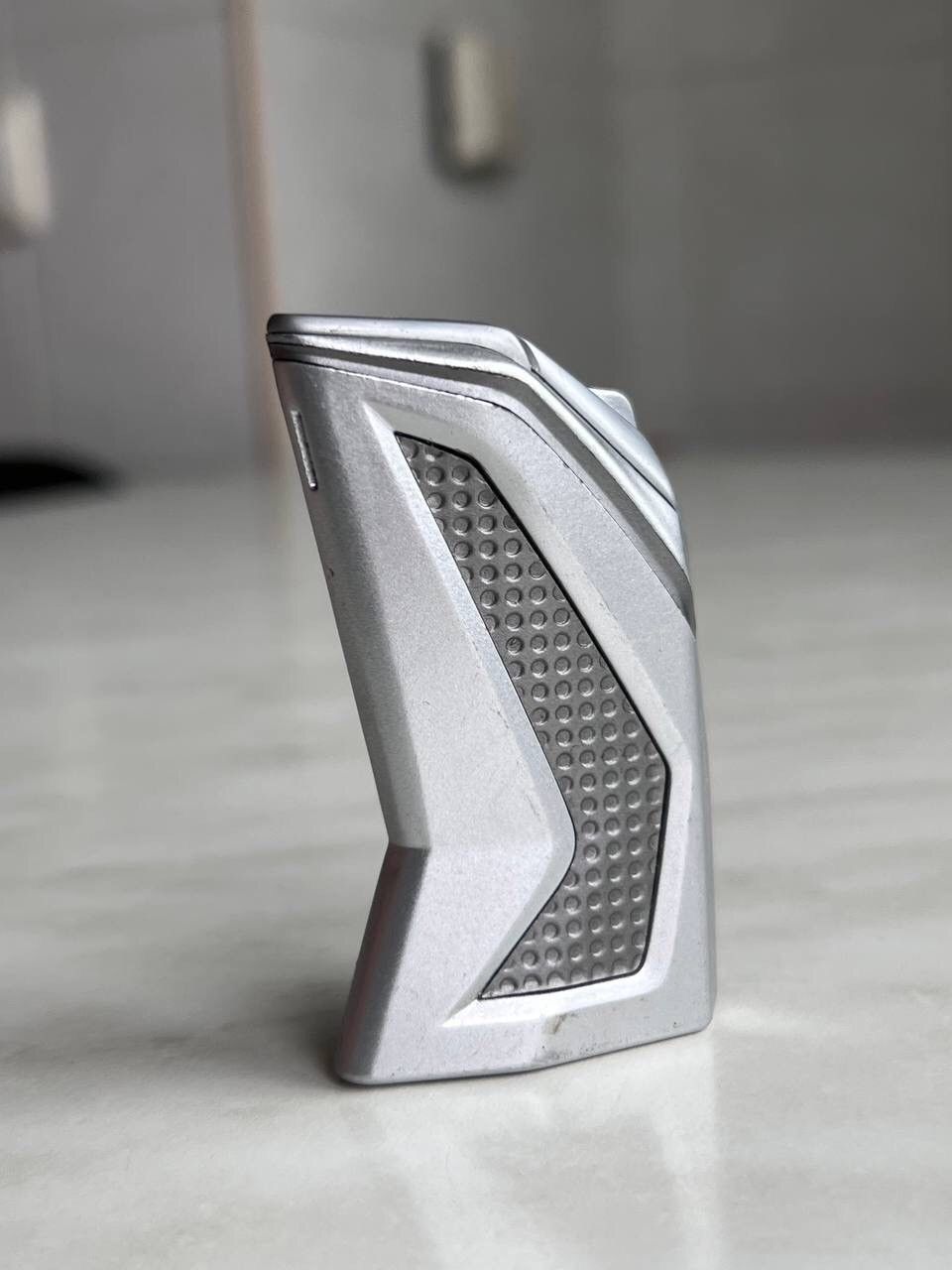 Japanese Brand × Marlboro × Vintage Y2K ASYMMETRICAL MARLBORO FUTURISTIC METAL PUNK LIGHTER Size ONE SIZE - 3 Thumbnail