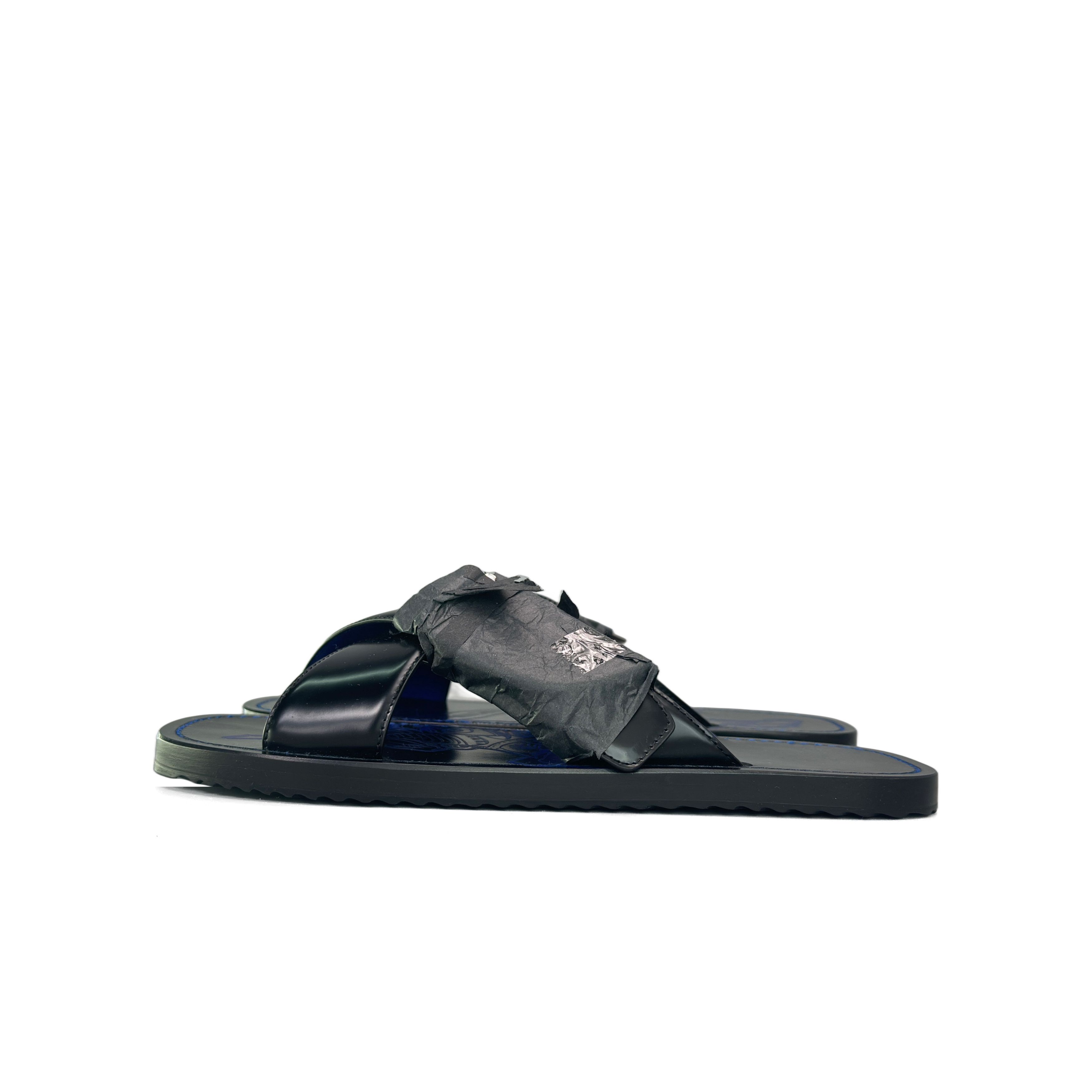 Burberry Burberry Shield Leather Sandals Size 40 Size US 7 / EU 40 - 1 Thumbnail
