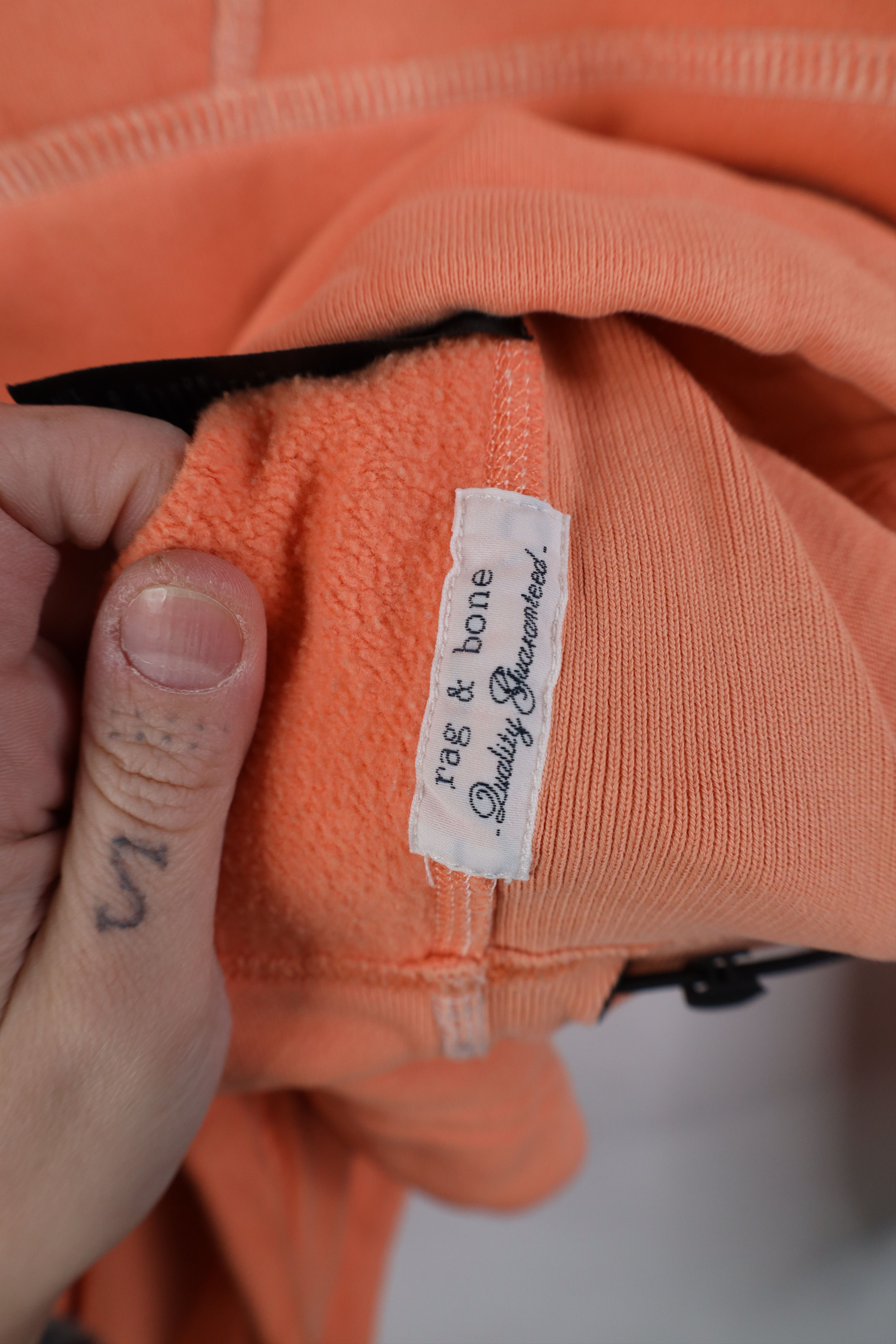 Rag & Bone rag & bone Lined Cropped Fit Half Zip Pullover Sweatshirt Size US M / EU 48-50 / 2 - 12 Thumbnail