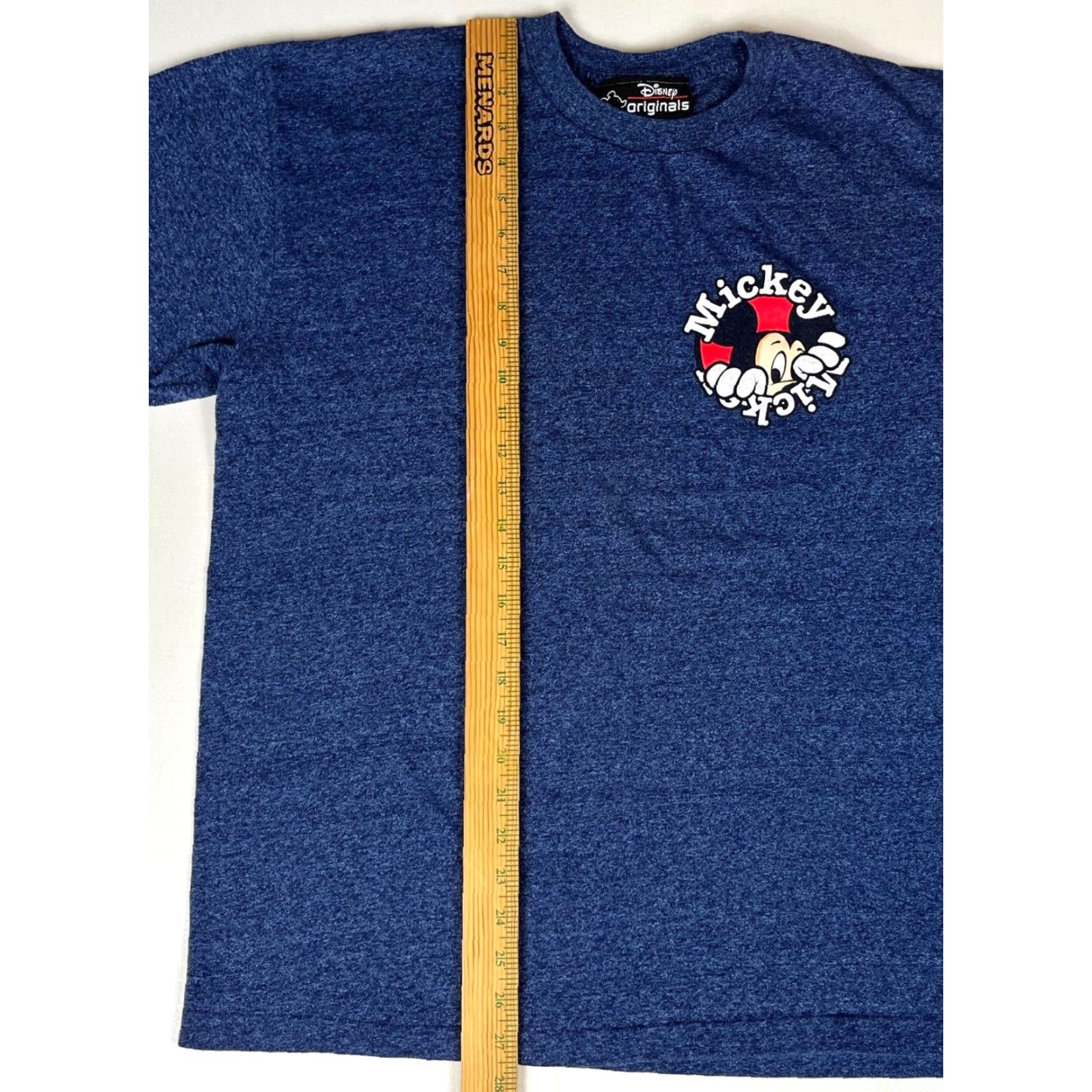 Disney VINTAGE Disney Originals Mickey Mouse Disney Parks T-Shirt Men L Blue 1990s Graphic Print Crew Neck Short Sleeve Size US L / EU 52-54 / 3 - 7 Thumbnail