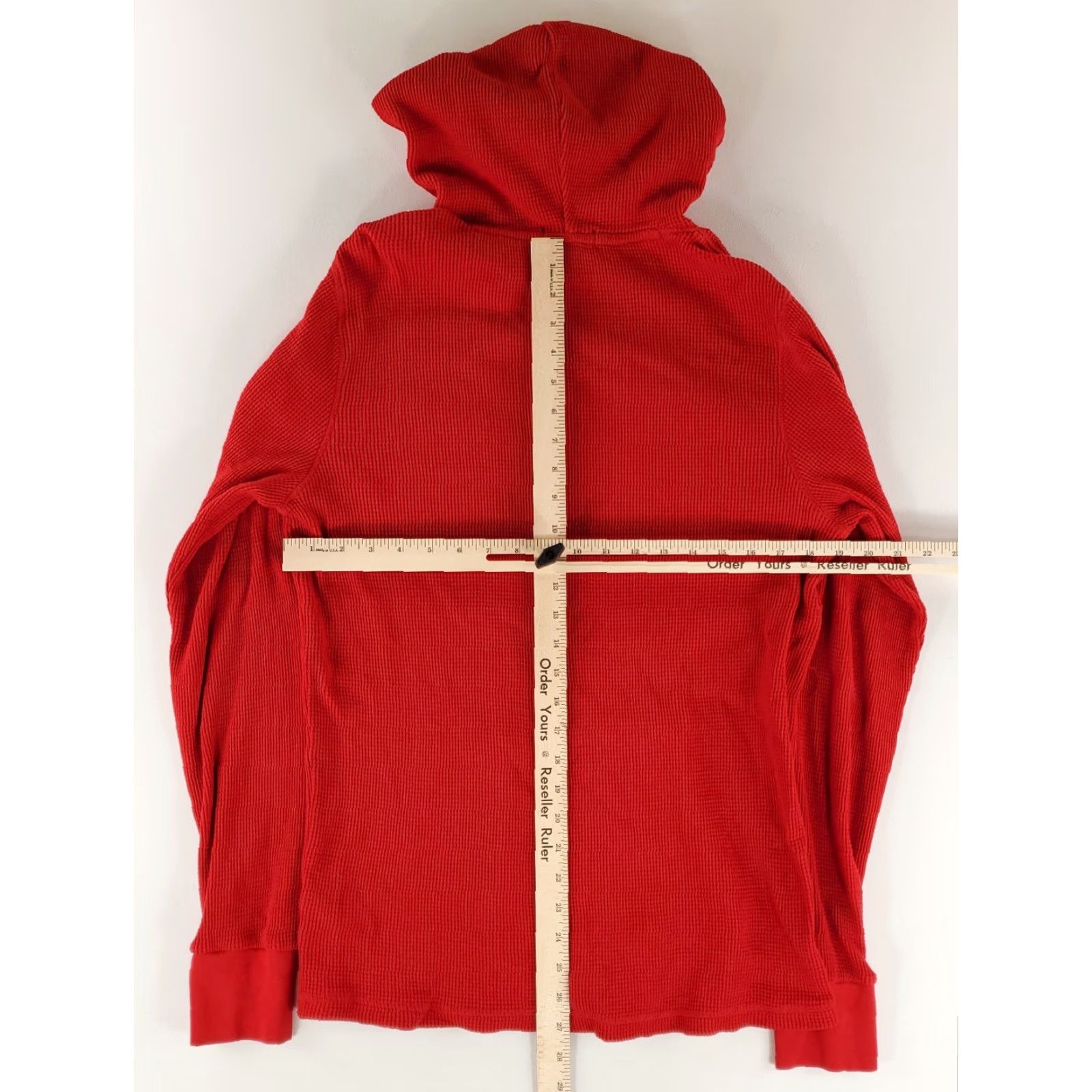 Polo Ralph Lauren Polo Ralph Lauren Hoodie Mens M Red Thermal Drawstring Kangaroo Pouch Size US M / EU 48-50 / 2 - 7 Thumbnail