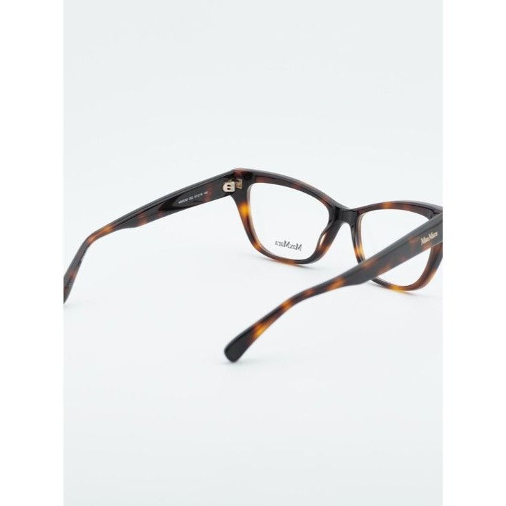 Max Mara Max Mara MM5053 052 Eyeglasses Havana 53mm Cat Eye Frame Size ONE SIZE - 8 Thumbnail