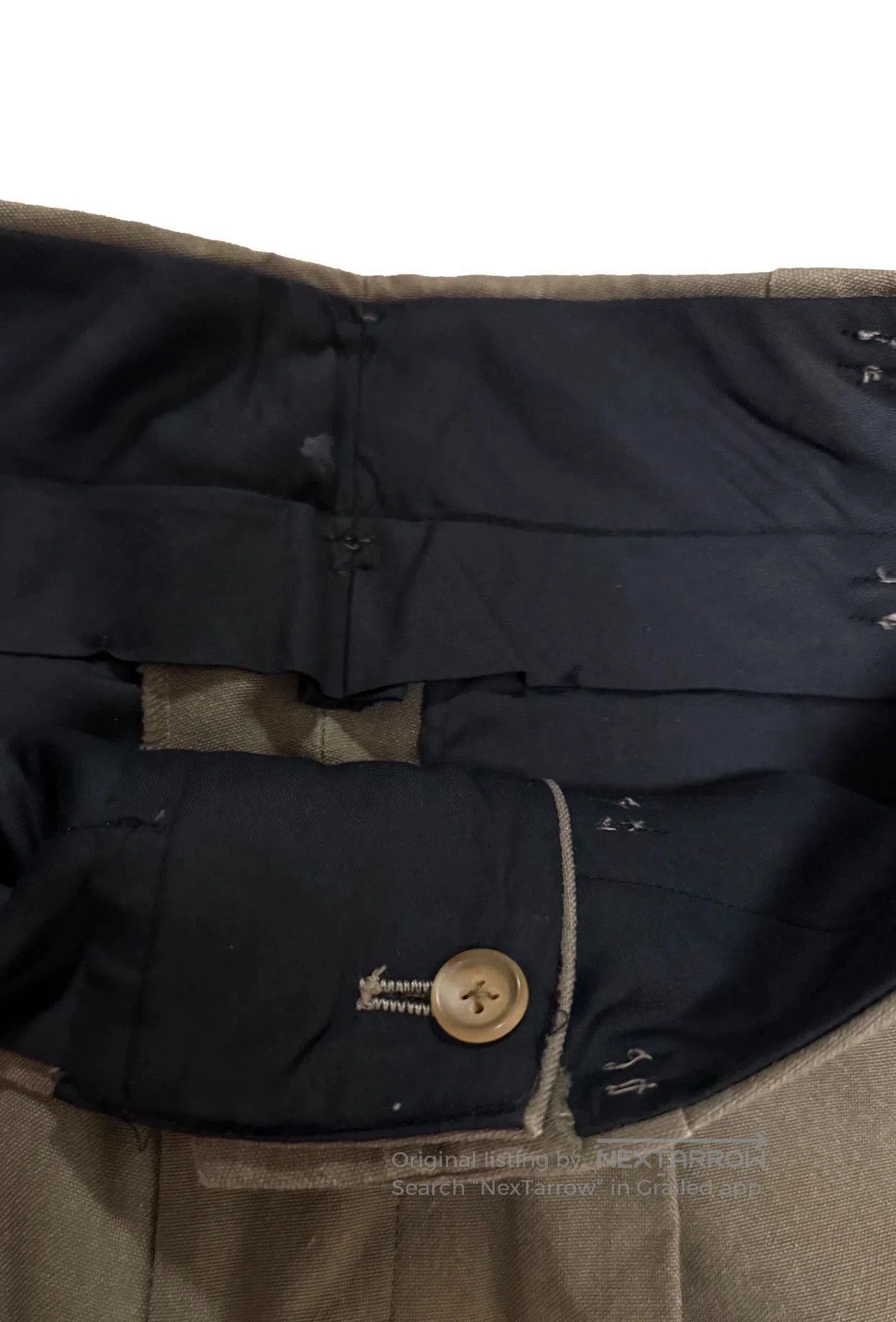 Yohji Yamamoto Beige Casual Pants Size 30. Size US 30 / EU 46 - 4 Thumbnail