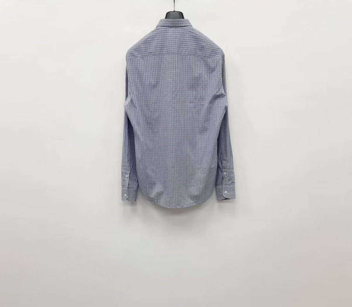 Z Zegna ZEGNA 100% Cotton Long Sleeve Shirt J30 Size US S / EU 44-46 / 1 - 4 Thumbnail