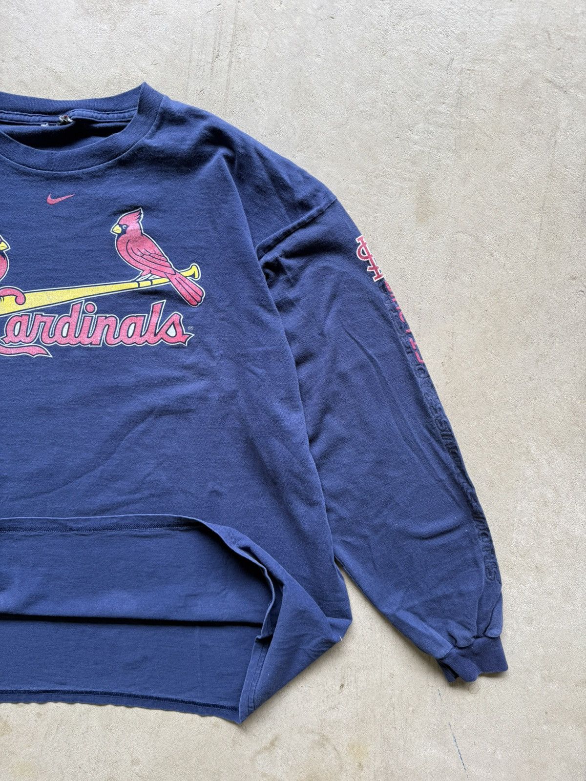 Nike Vintage Nike Center Swoosh St. Louis Cardinals MLB Shirt Size US L / EU 52-54 / 3 - 5 Thumbnail