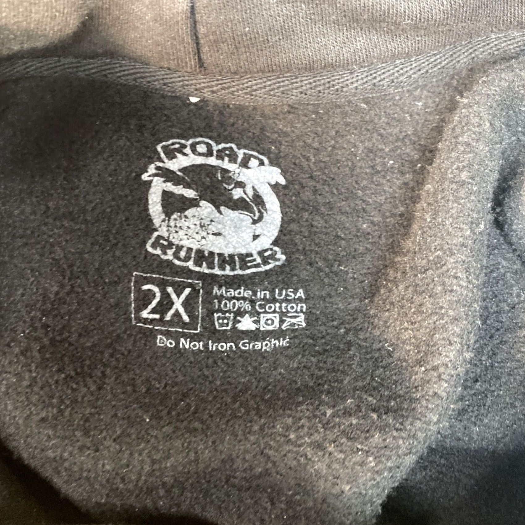 Vintage Men Hoodie 2XL Black Roadrunner Pullover Mens Size US XXL / EU 58 / 5 - 3 Thumbnail