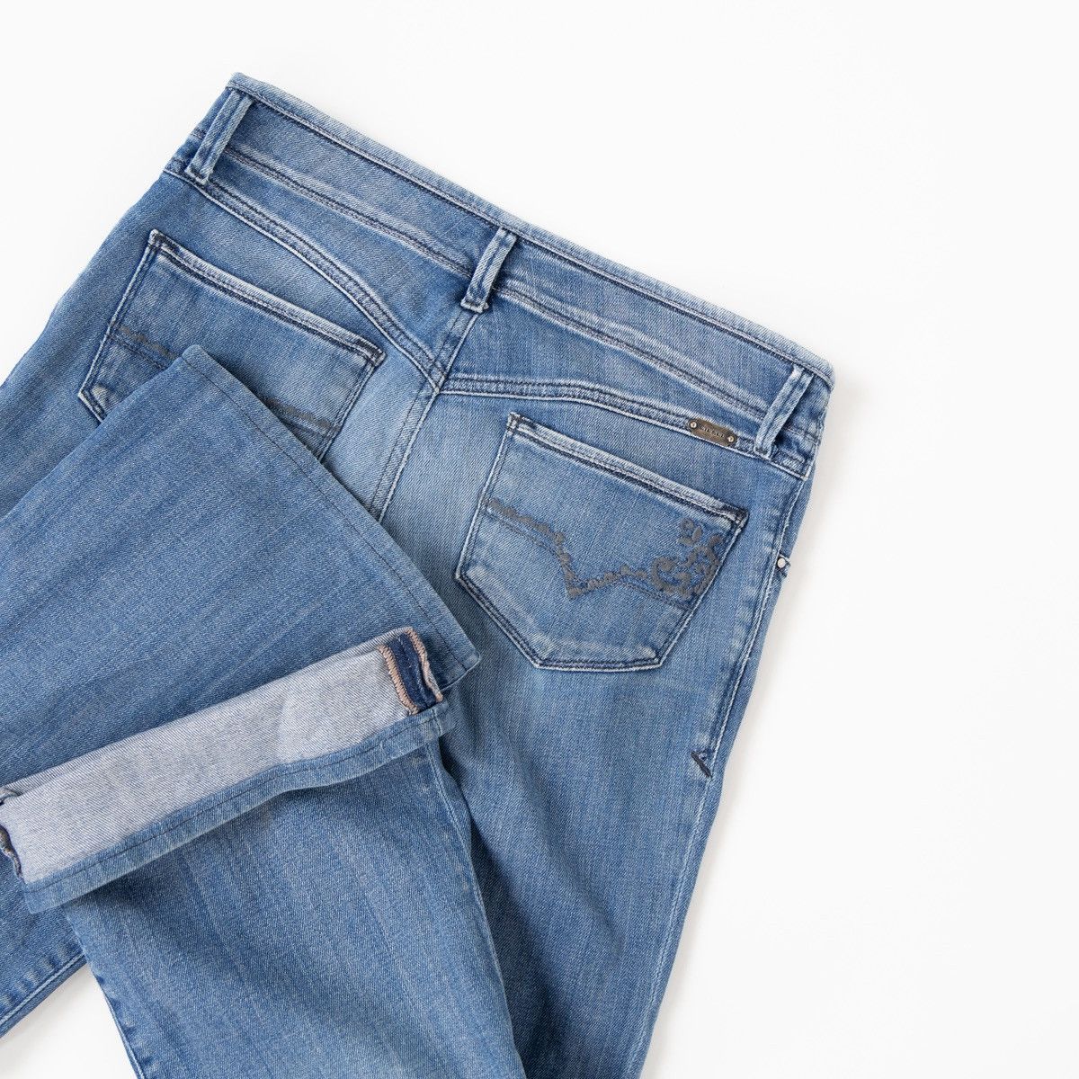 Diesel Diesel Melty Womens Blue Jeans Bootcut Stretch Denim Size 28" / US 6 / IT 42 - 4 Thumbnail