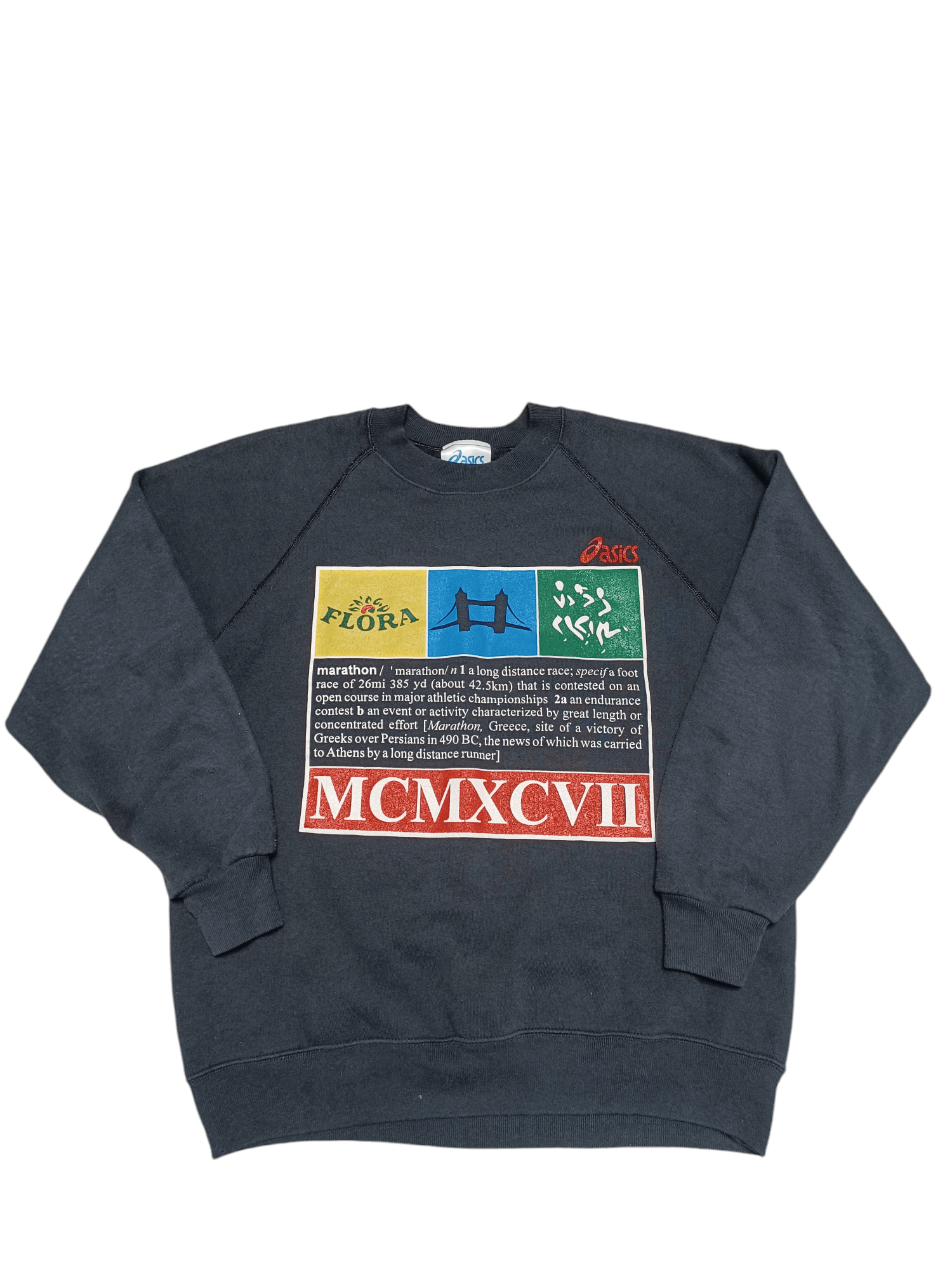 Asics ASICS 1997 MARATHON VINTAGE MADE IN UK BIGLOGO BOXY SWTSHRT Size US M / EU 48-50 / 2 - 1 Thumbnail