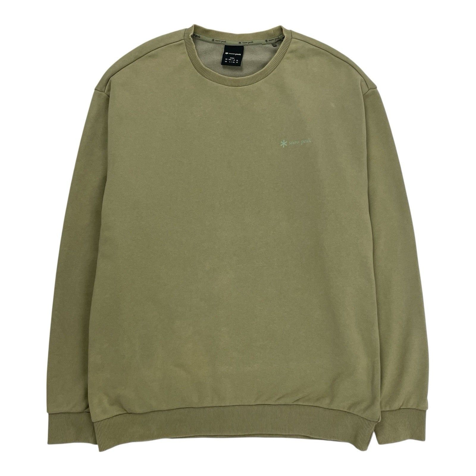 Snow Peak Snow Peak Sweatshirt Sweater Jumper Spell Out Logo Beige L Size US L / EU 52-54 / 3 - 1 Thumbnail