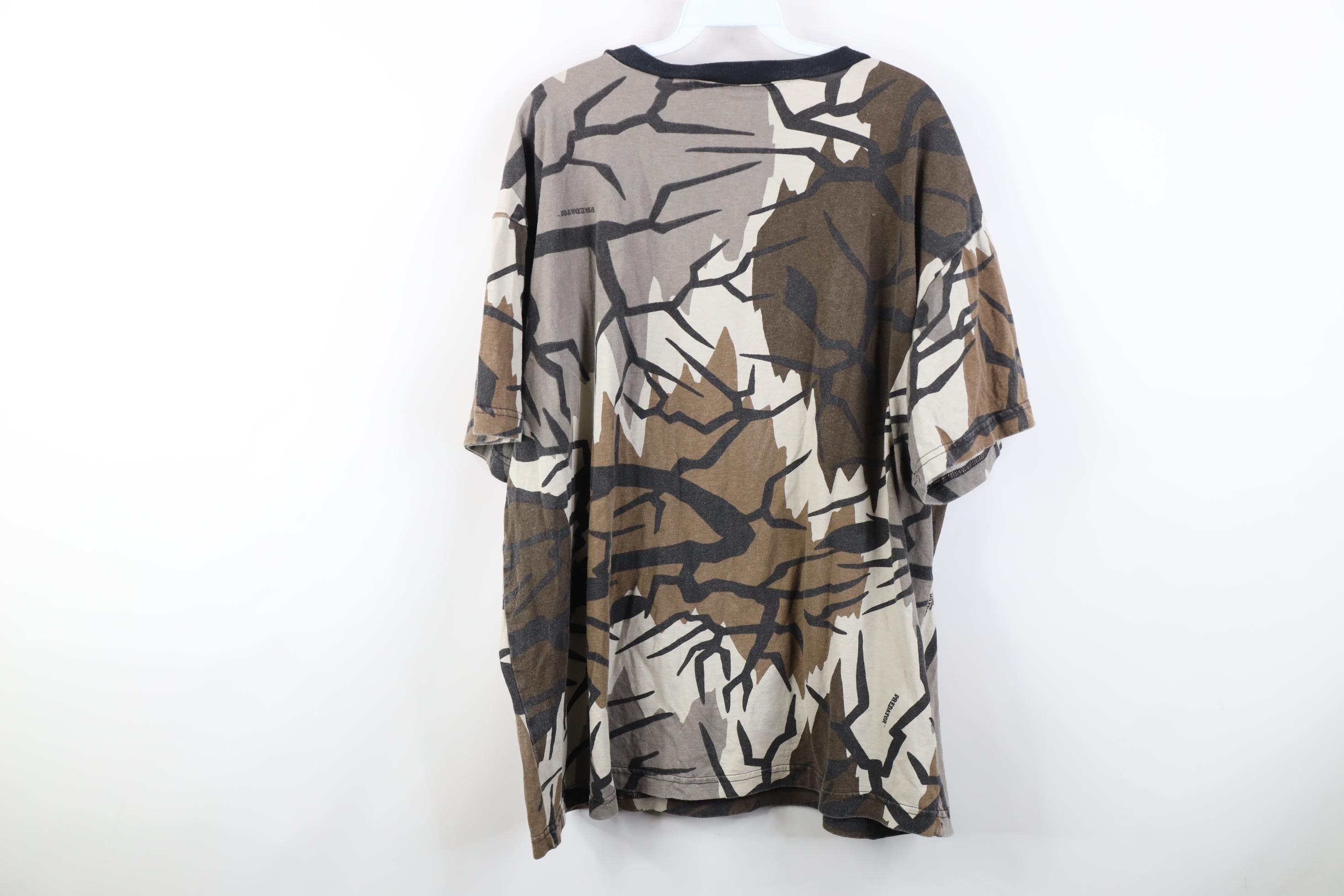 Vintage Vintage 90s Streetwear Camouflage T-Shirt Cotton USA Size US XL / EU 56 / 4 - 11 Thumbnail