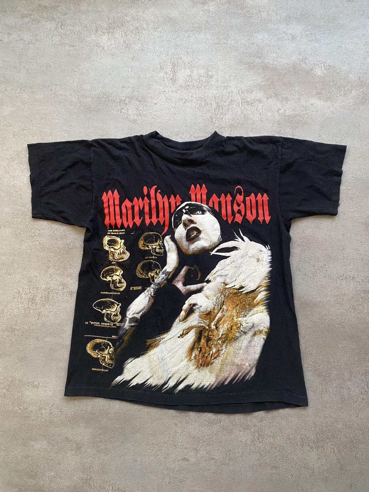 Band Tees × Marilyn Manson × Vintage marylin manson vintage print tee Size US M / EU 48-50 / 2 - 1 Thumbnail