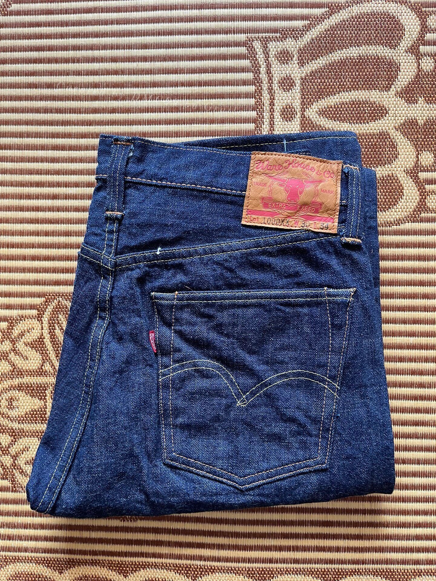 Warehouse & Co. Warehouse 1000xx Natural Indigo Jeans Size US 32 / EU 48 - 1 Thumbnail
