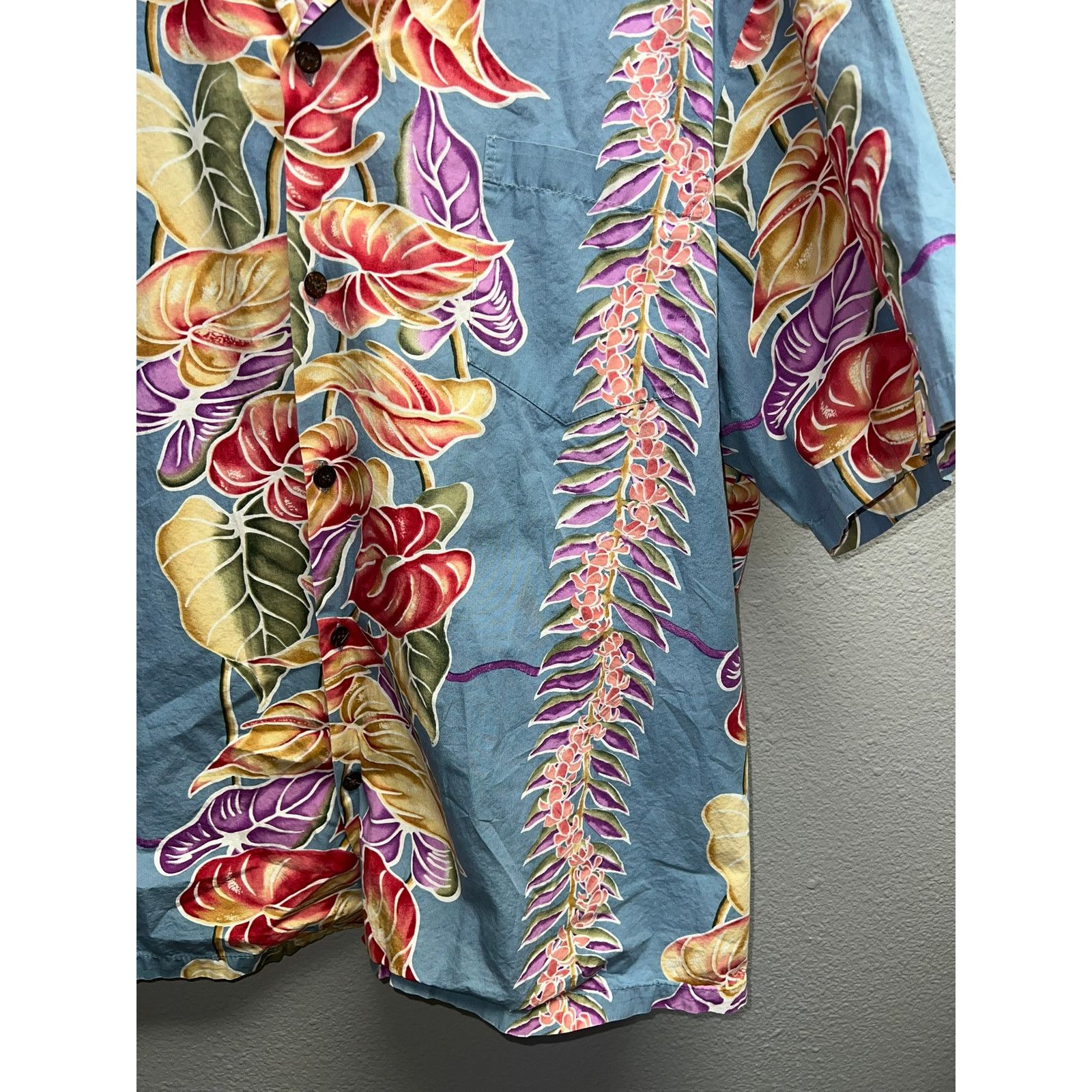Vintage Vintage Bishop St Hawaiian Shirt Button Down Floral VTG 3XL Size US XXL / EU 58 / 5 - 4 Thumbnail