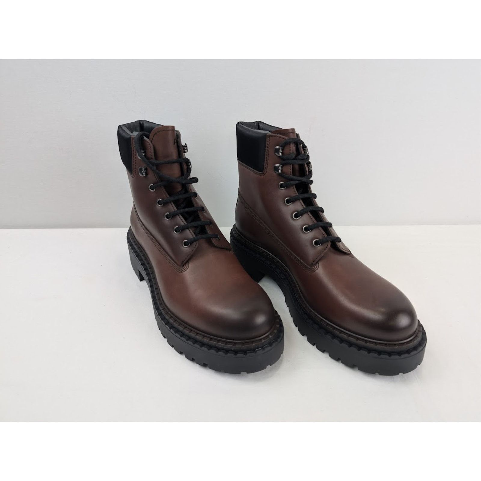 Prada o1rshd1 Ankle Boots in Ebano Brown Size US 9.5 / EU 42-43 - 7 Thumbnail