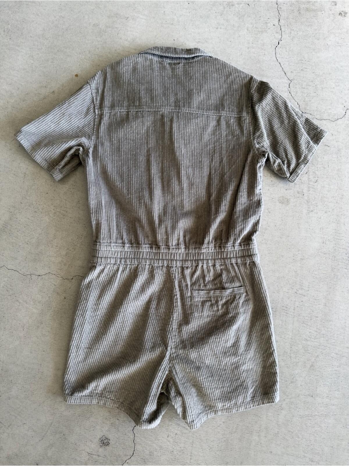 Asos ASOS Design / Men’s Corduroy Romper / Green Khaki Size ONE SIZE - 7 Thumbnail