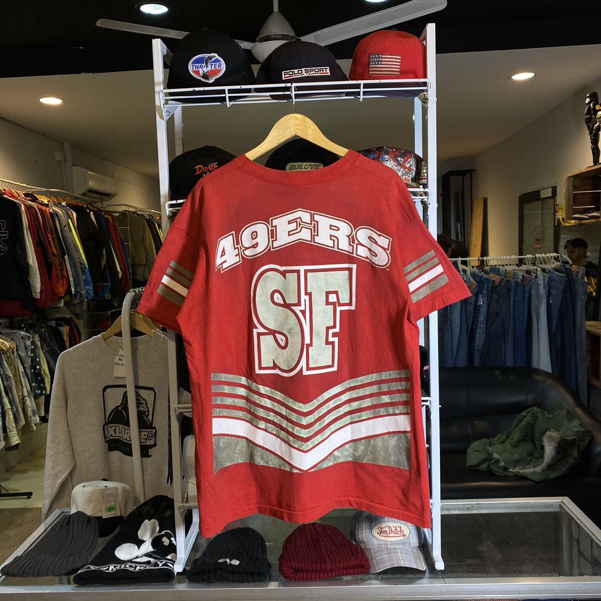 NFL Vintage 90s San Francisco 49ERS OVP NFL Tee Single Stitch Size US XL / EU 56 / 4 - 2 Thumbnail