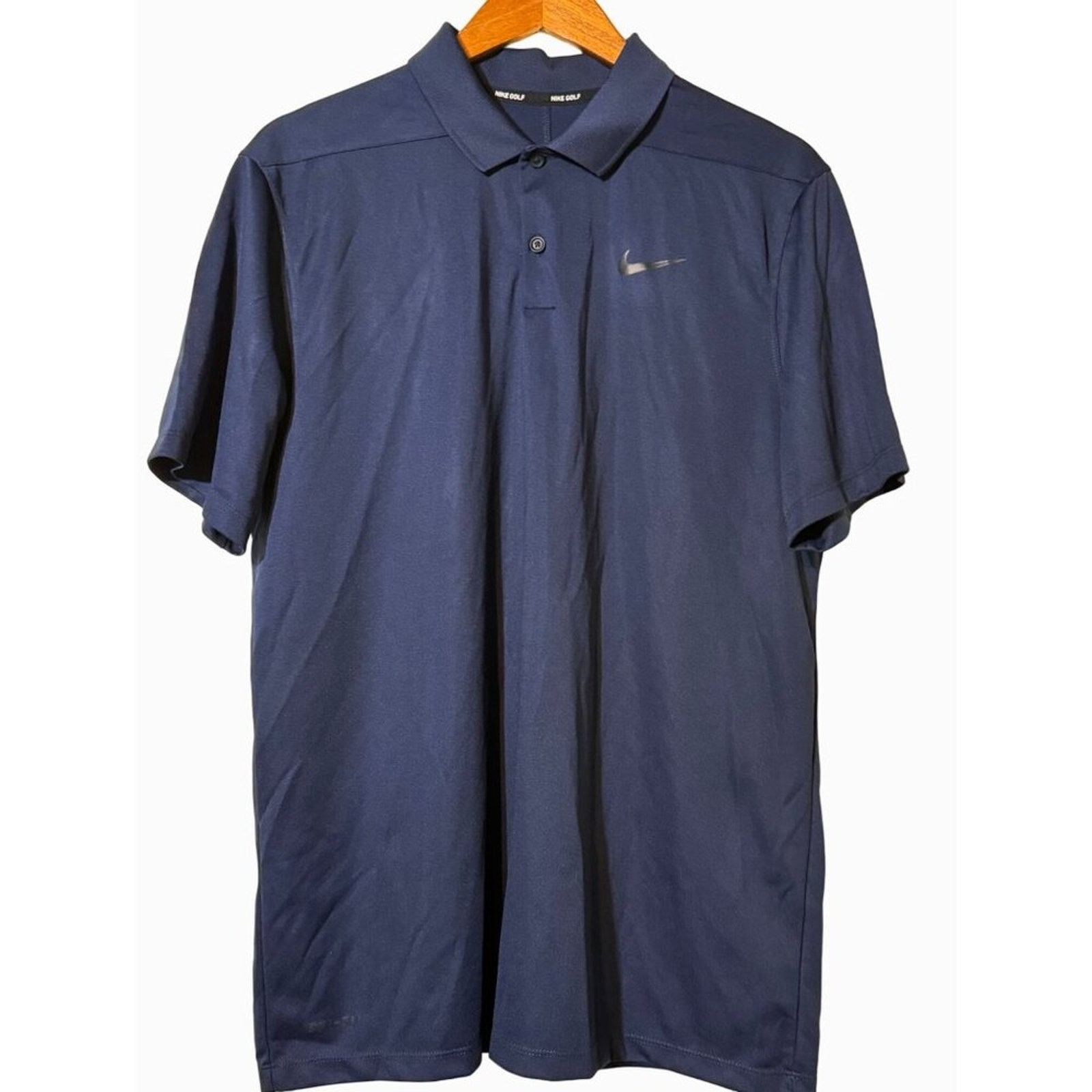 Nike Nike Golf Dri-Fit Polo Shirt Navy Performance Large Size US L / EU 52-54 / 3 - 2 Thumbnail