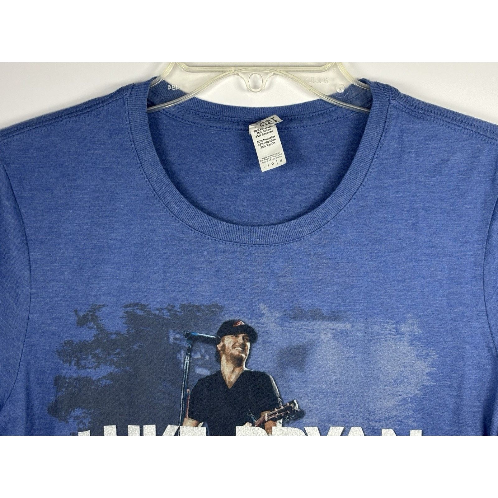 The Unbranded Brand Luke Bryan 2019 Tour Tee Women’s Large Blue Graphic Concert Size L / US 10 / IT 46 - 2 Thumbnail
