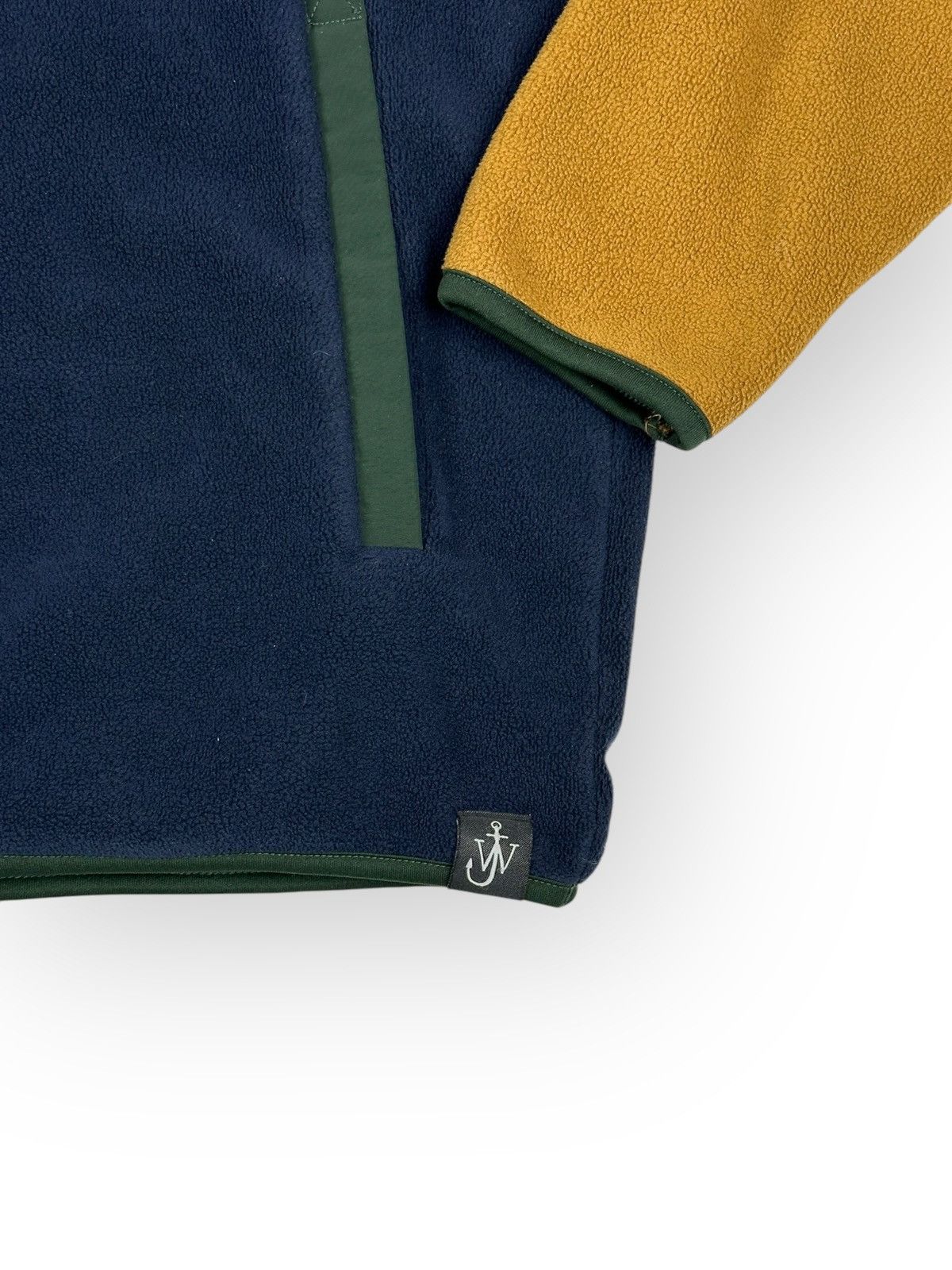JW Anderson × Uniqlo UNIQLO JW Anderson Fleece Pullover Brown Navy Green M Size US M / EU 48-50 / 2 - 3 Thumbnail
