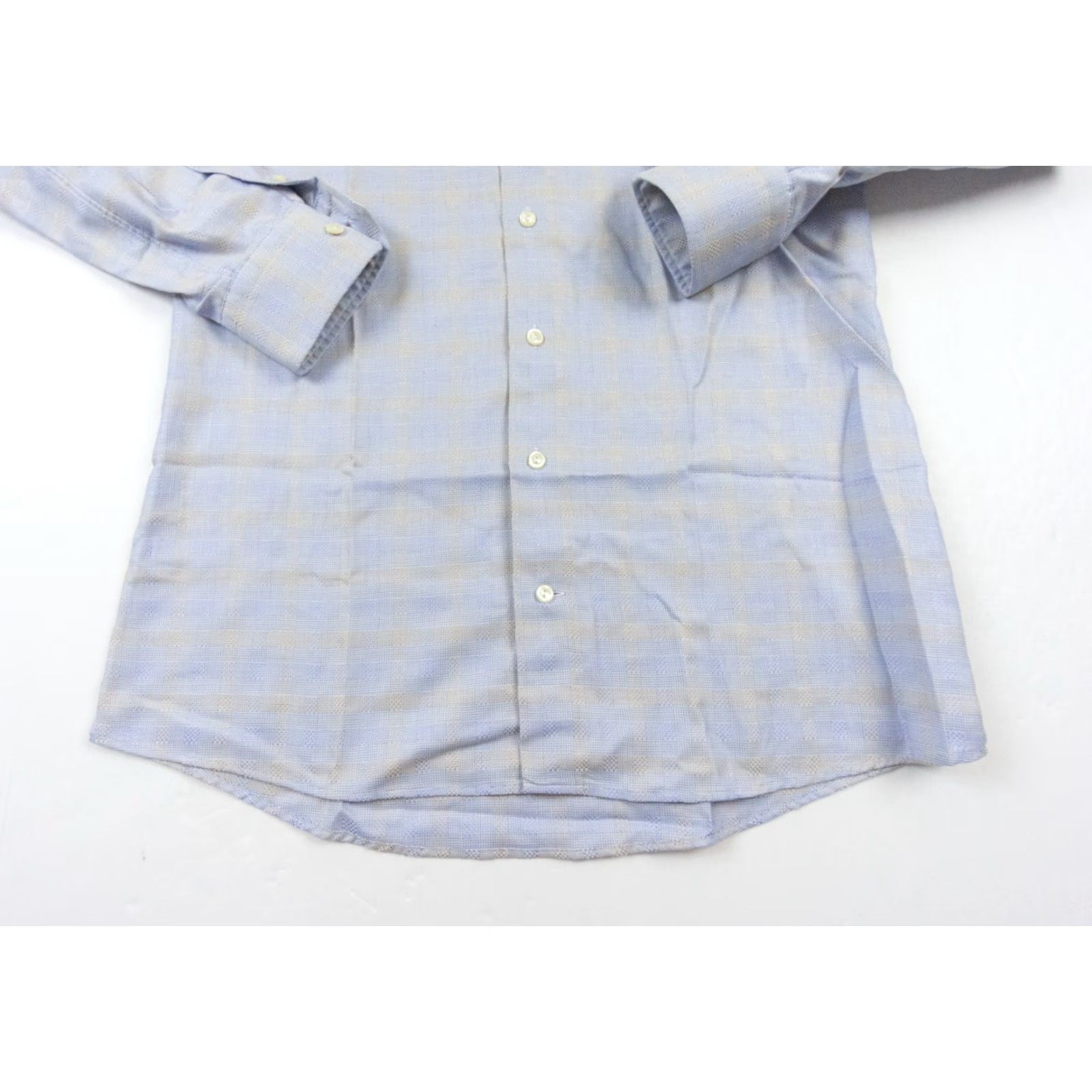 Eton VINTAGE ETON Men’s Button-Up Shirt Long Sleeve Check Cotton Blue 15.5 Business Casual Size US M / EU 48-50 / 2 - 3 Thumbnail