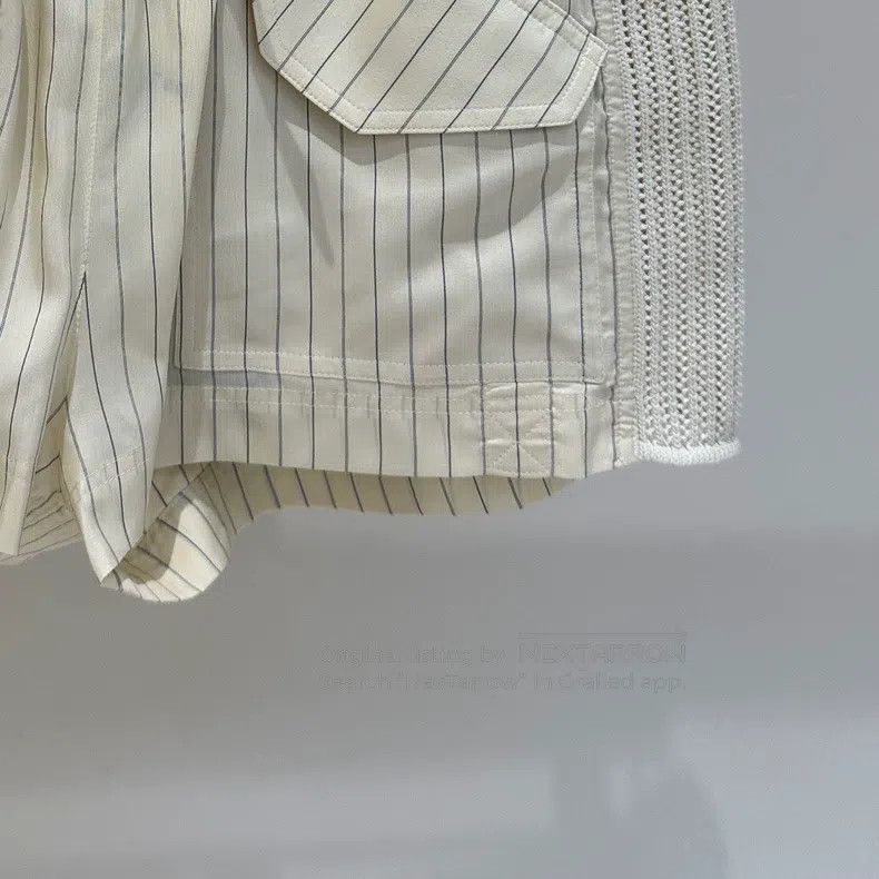 Louis Vuitton Louis Vuitton FW23 Striped Vegan Strappy Straight Leg Casu Size 35" - 3 Thumbnail