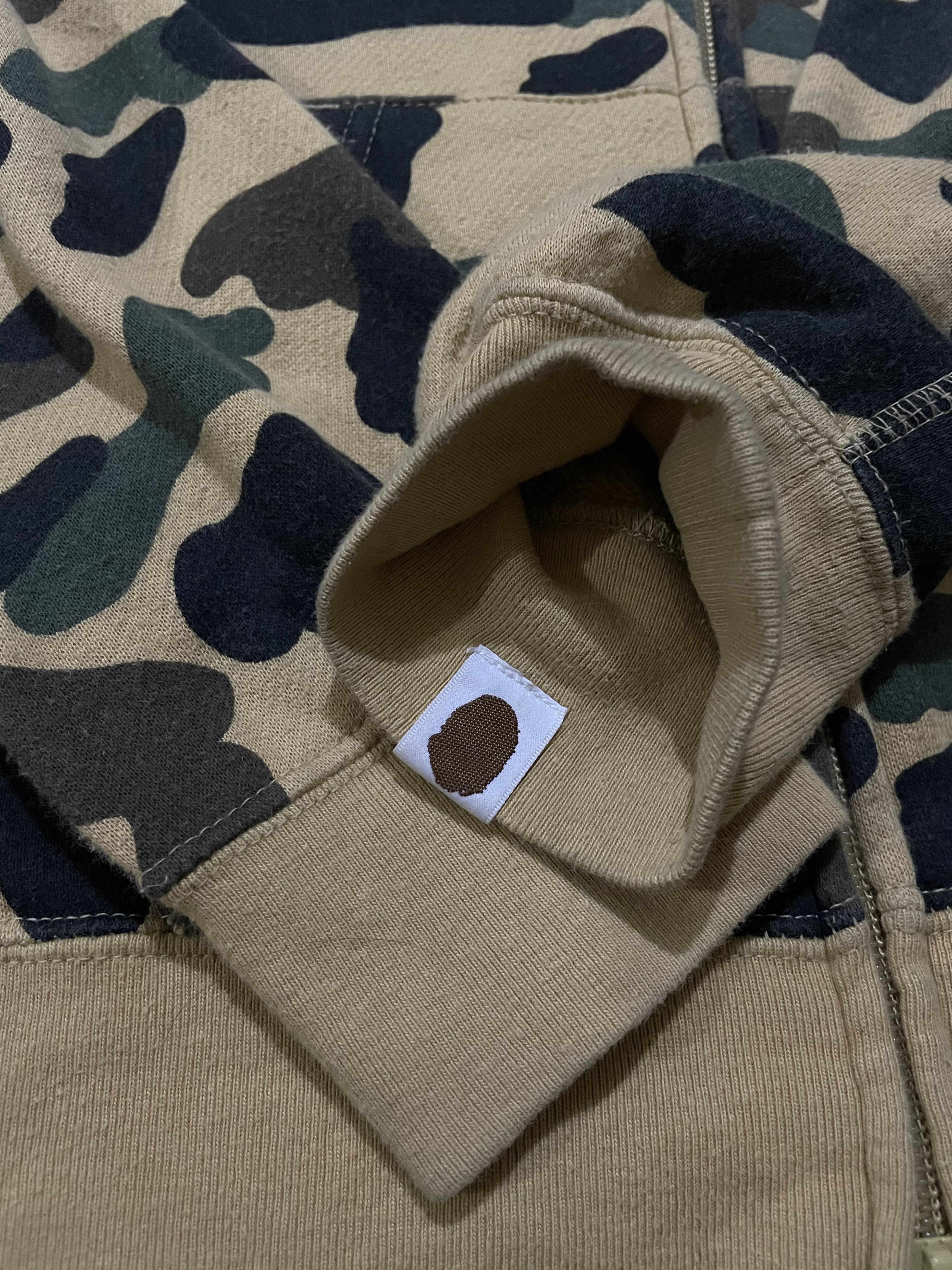 Bape Bape 1st Camo Yellow Full zip Hoodie Size S / US 4 / IT 40 - 7 Thumbnail