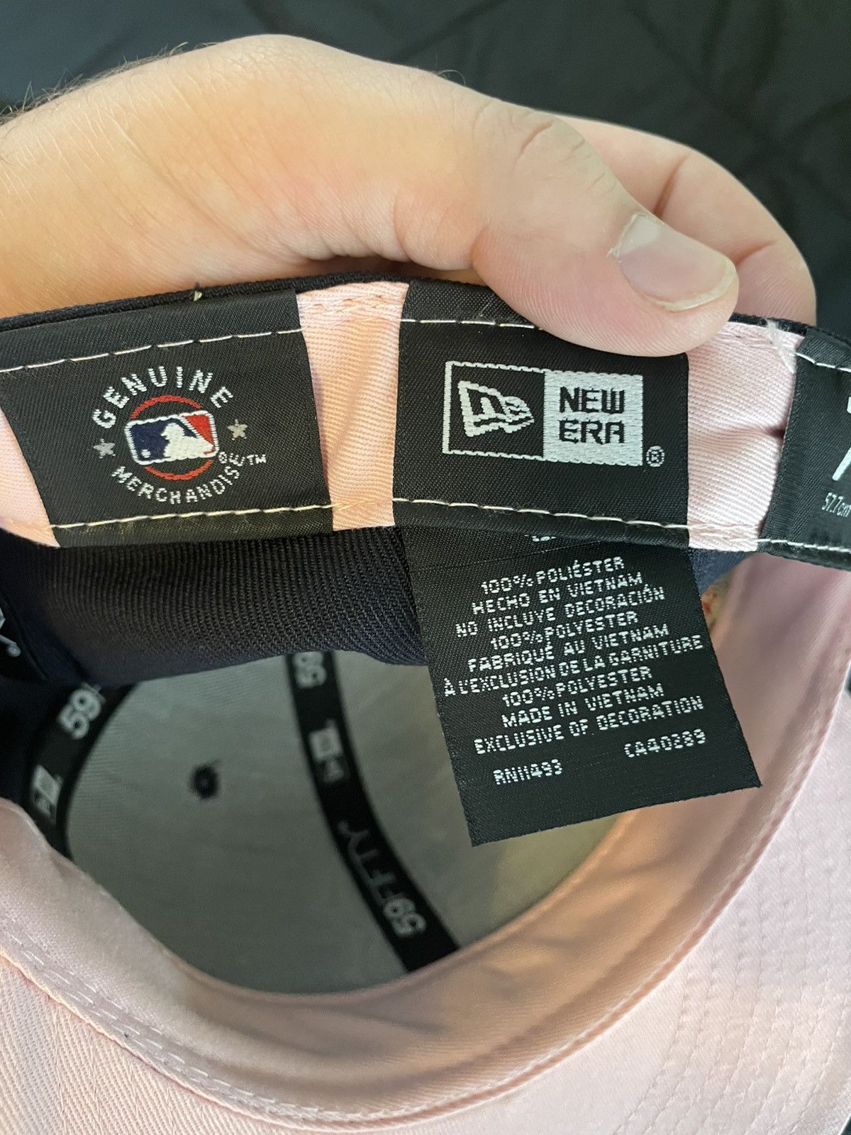 New Era Boston Redsox New Era pink undervisor hat size 7 1/4 Size ONE SIZE - 7 Thumbnail