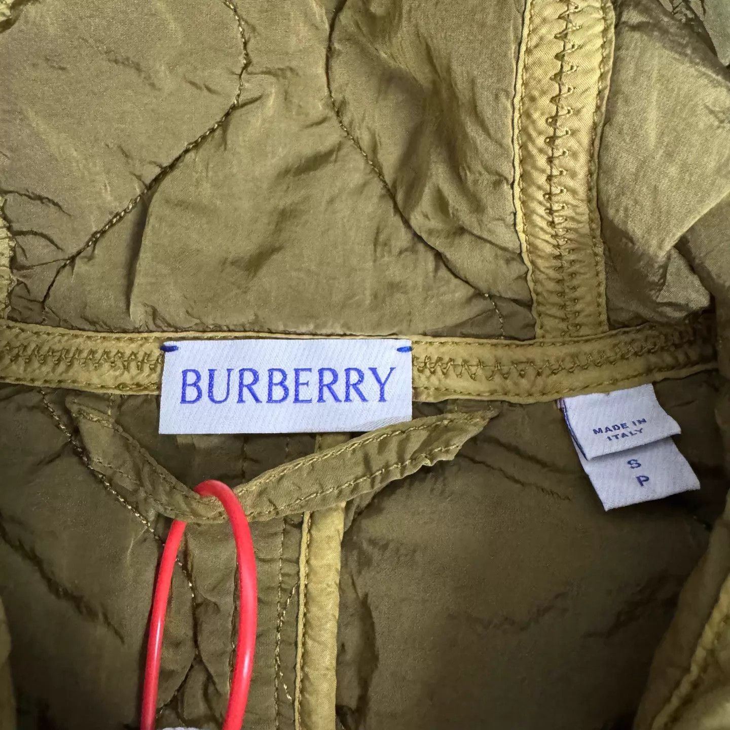 Burberry Burberry Olive Quilted Hooded Cotton S Mint Size US S / EU 44-46 / 1 - 6 Thumbnail