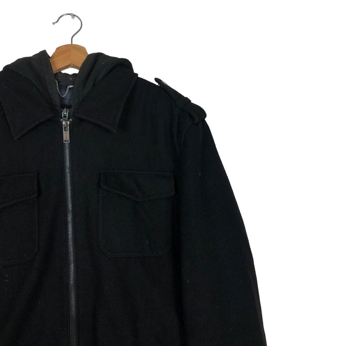 Guess 🔥Rich Black Bondage Biker Jacket Hoodie Guess Size US L / EU 52-54 / 3 - 6 Thumbnail