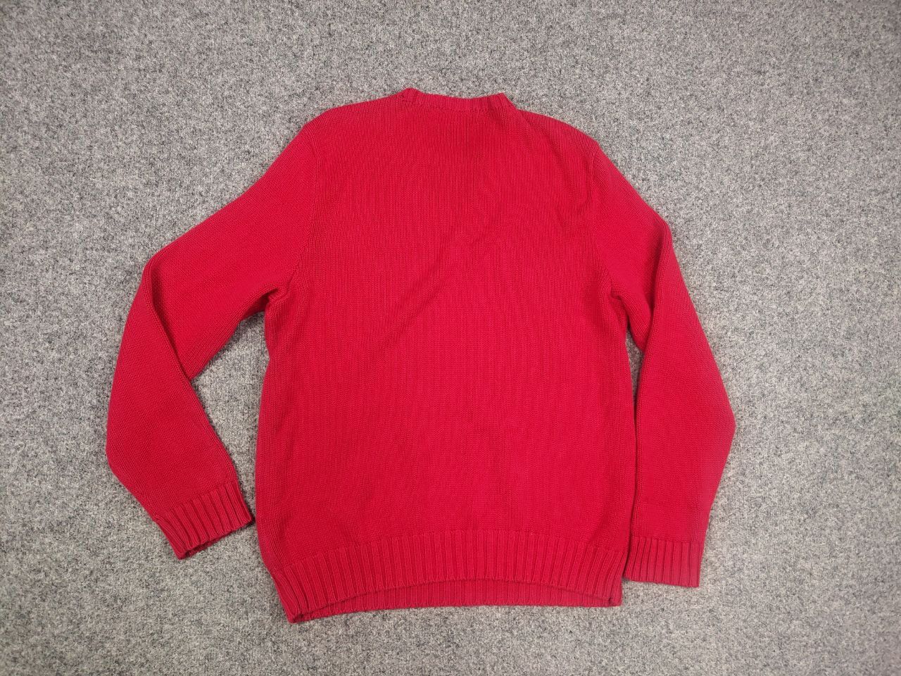 Polo Ralph Lauren Vintage 90's Polo Ralph lauren Pony knit Crew chek Sweater Size US L / EU 52-54 / 3 - 9 Thumbnail